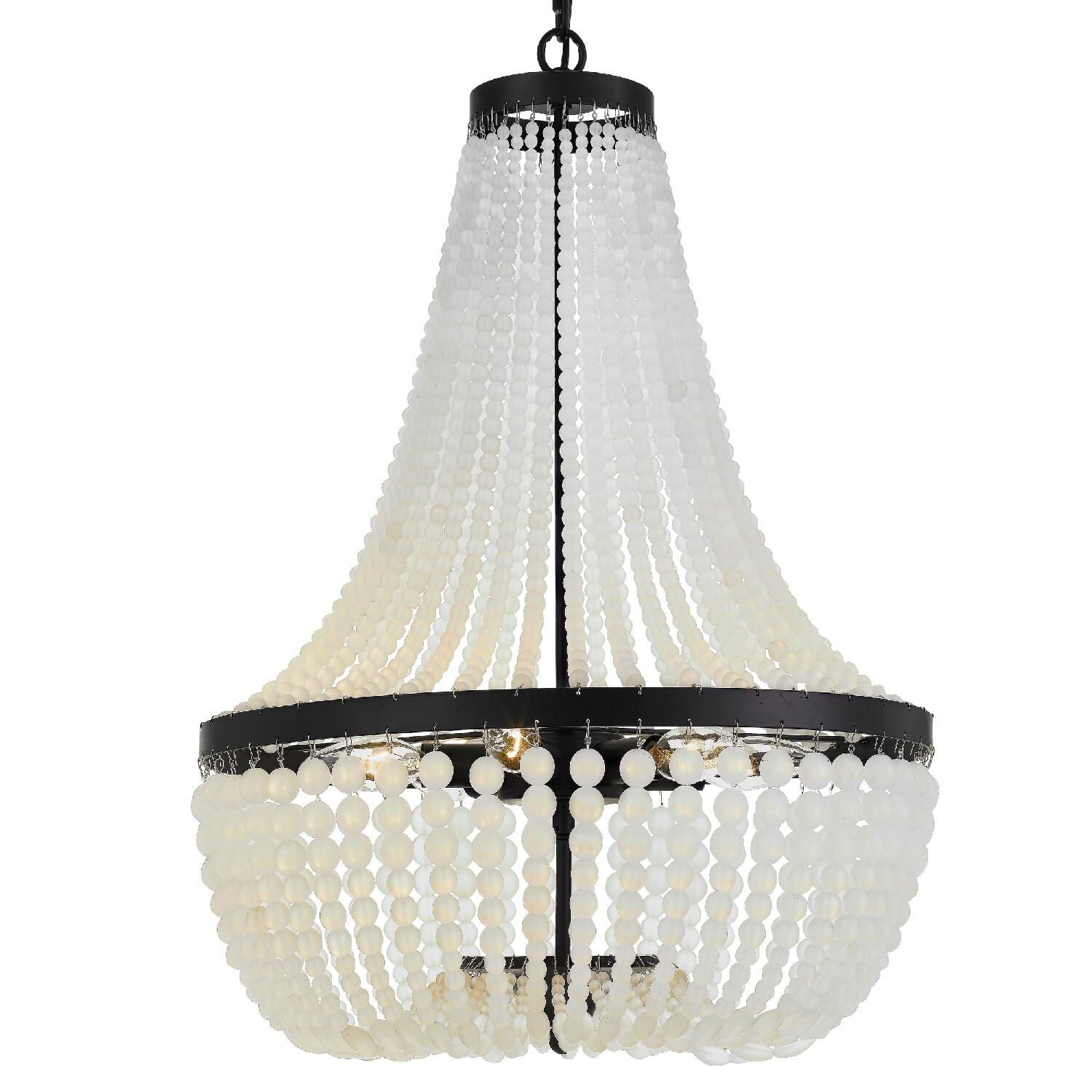 Rylee 18 Inch 6 Light Mini Chandelier by Crystorama
