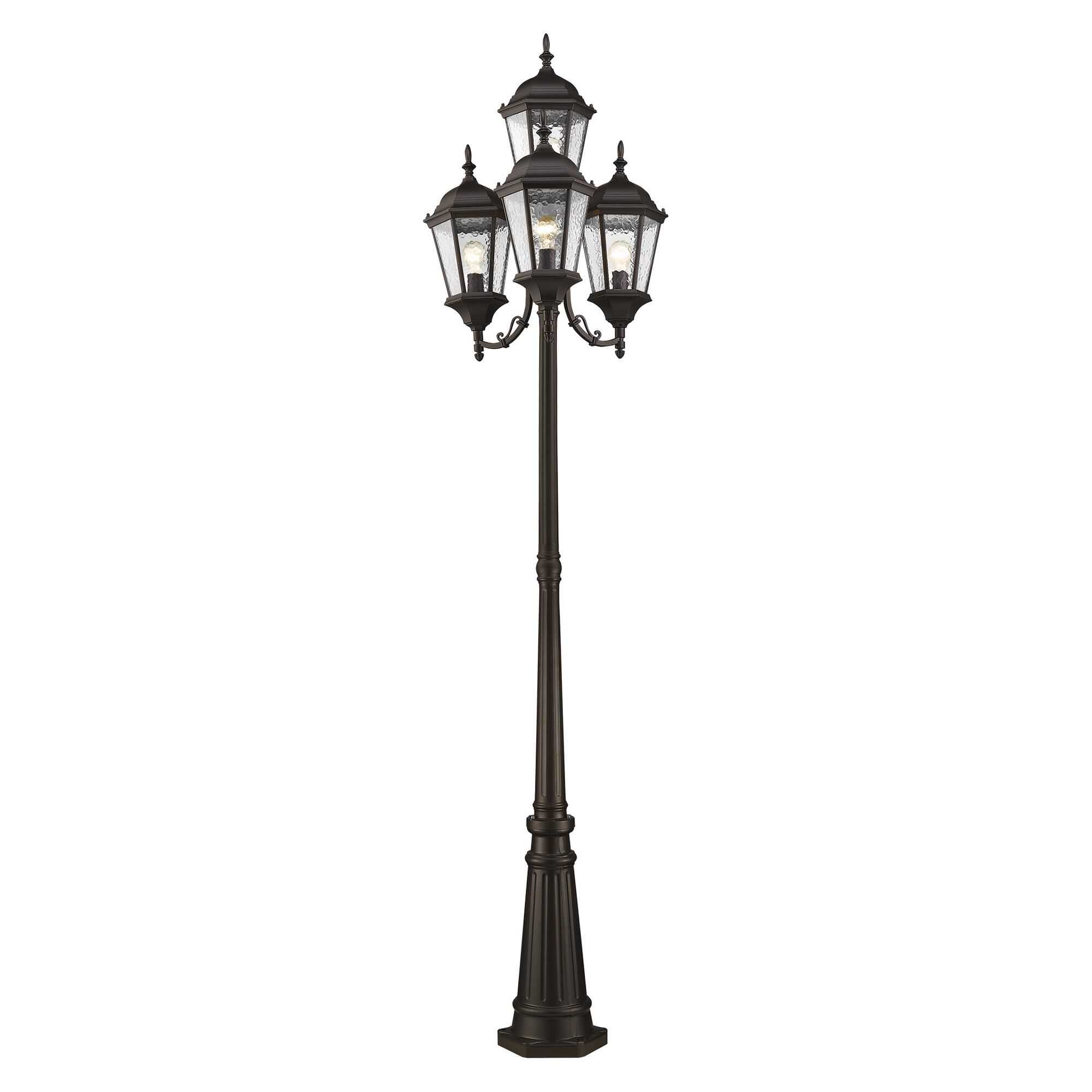 Hamilton 95 Inch Tall Outdoor Post Lamp by Livex Lighting