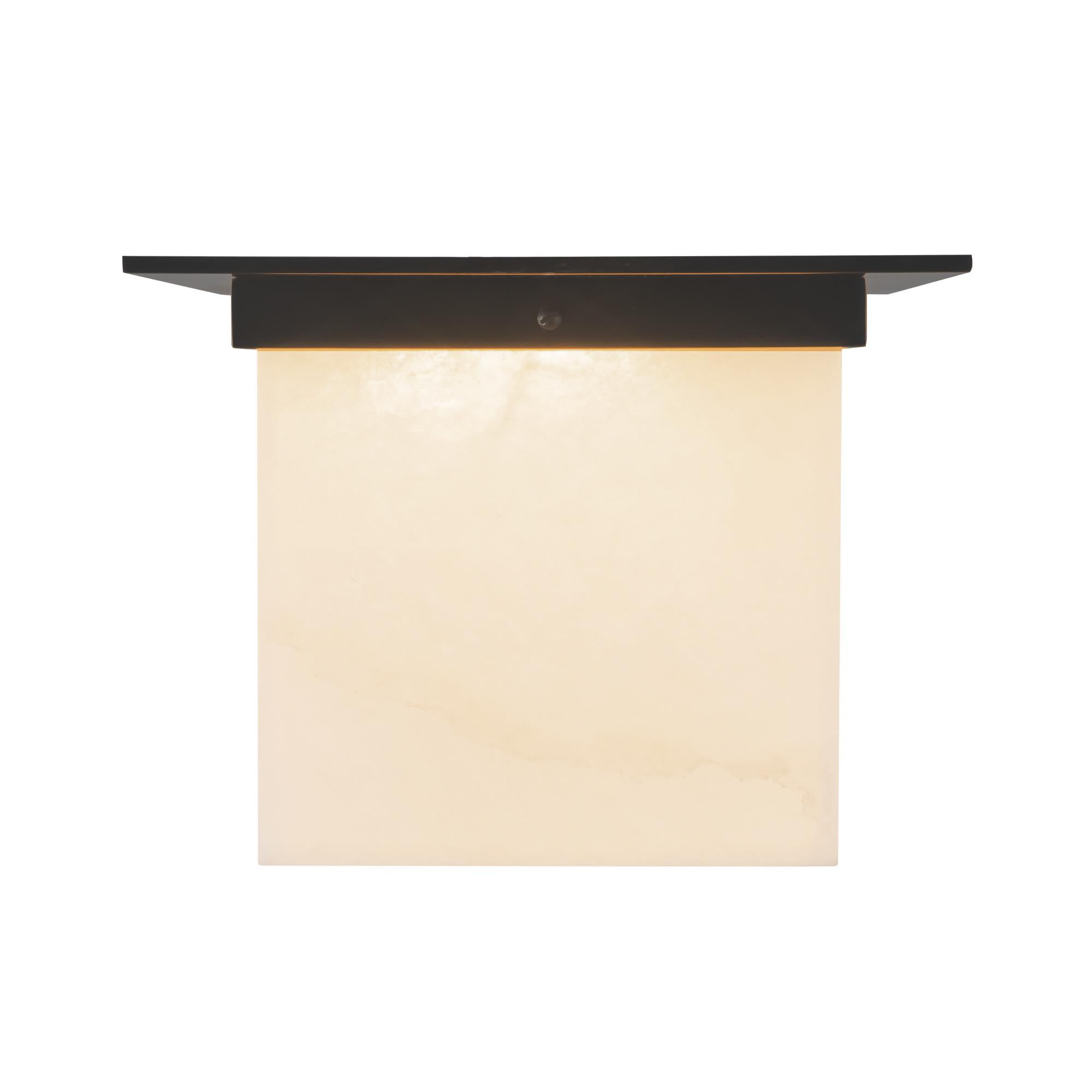Shown in Urban Bronze finish and Alabaster glass
