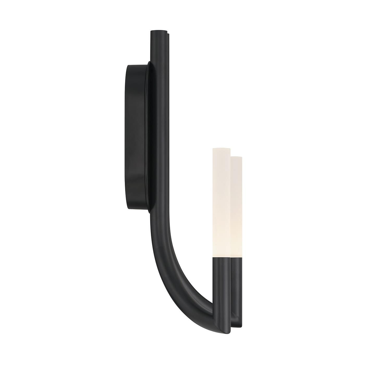 Shown in Black finish and Frosted Acrylic glass