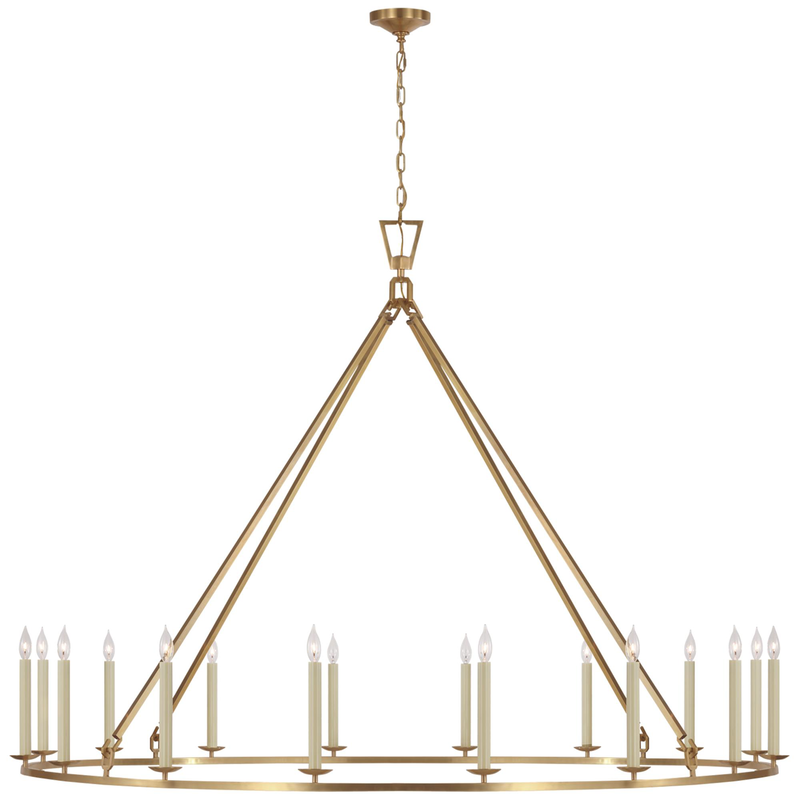 Chapman and Myers Darlana 73 Inch 16 Light LED Chandelier by Visual Comfort Signature Collection