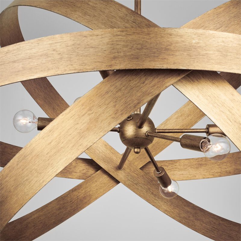 Jude 32 Inch 6 Light Chandelier by Capital Lighting Fixture Company