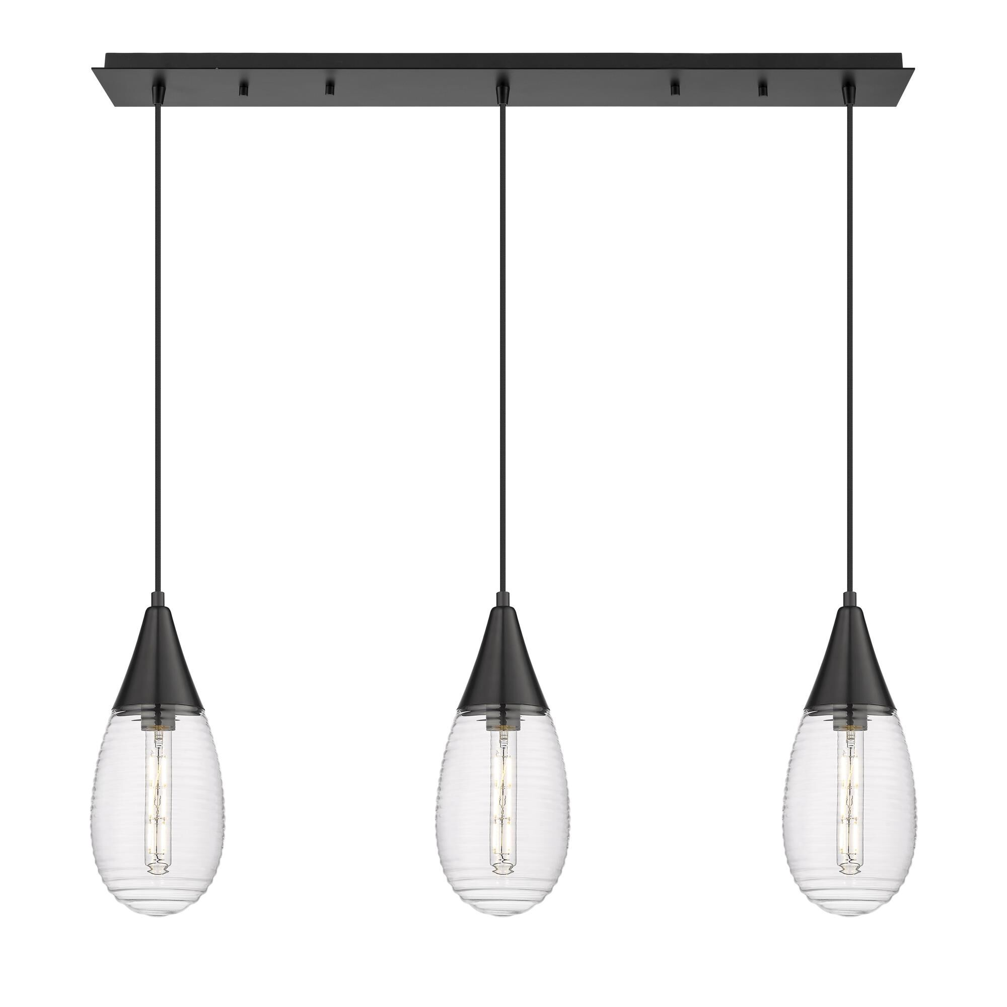Bruno Marashlian Malone 37 Inch 3 Light Linear Suspension Light by Innovations Lighting
