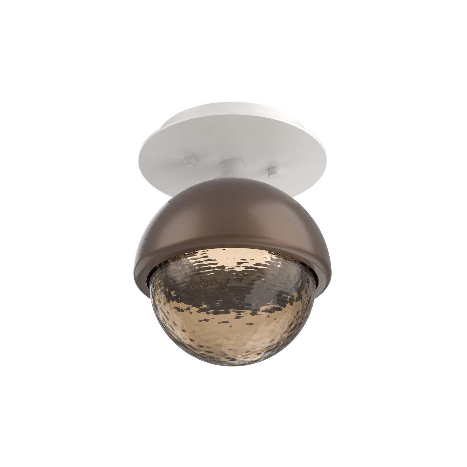 Shown in Salt White finish and Bronze glass and Burnished Bronze accent