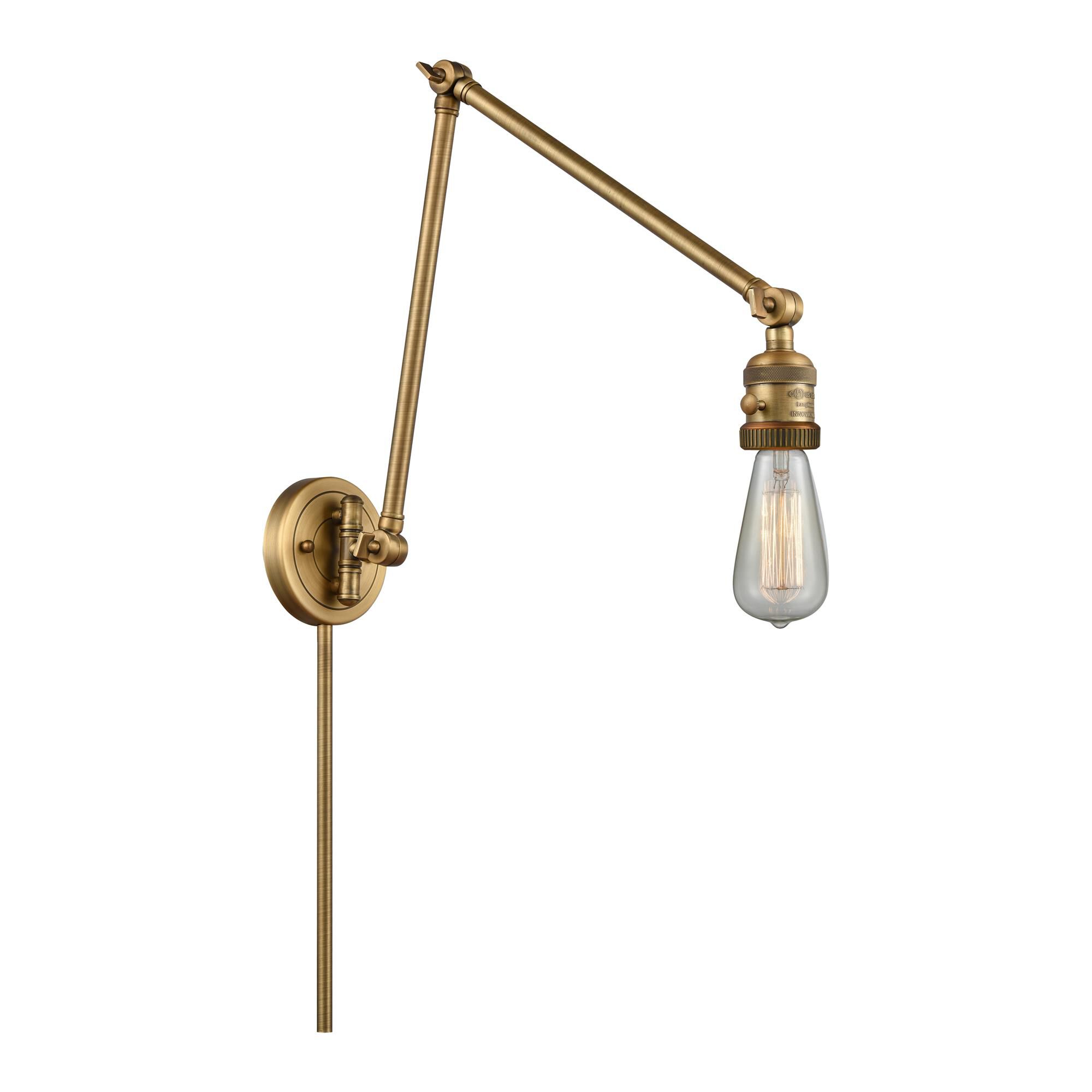 Shown in Brushed Brass finish