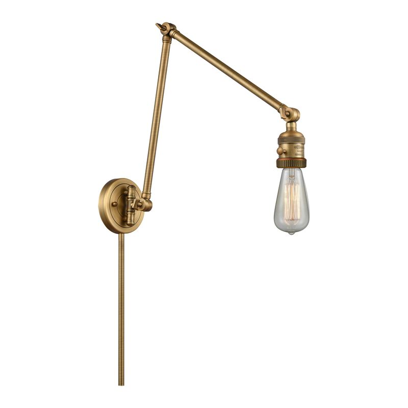 Bruno Marashlian Bare Bulb Wall Swing Lamp by Innovations Lighting