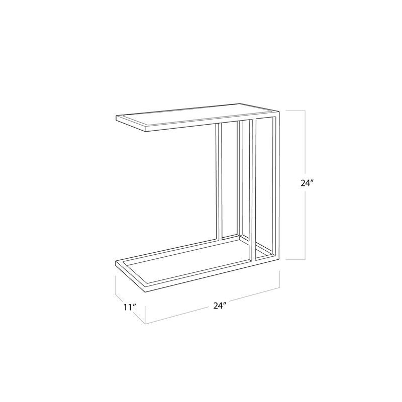 Echelon 24 Inch Accent Table by Regina Andrew