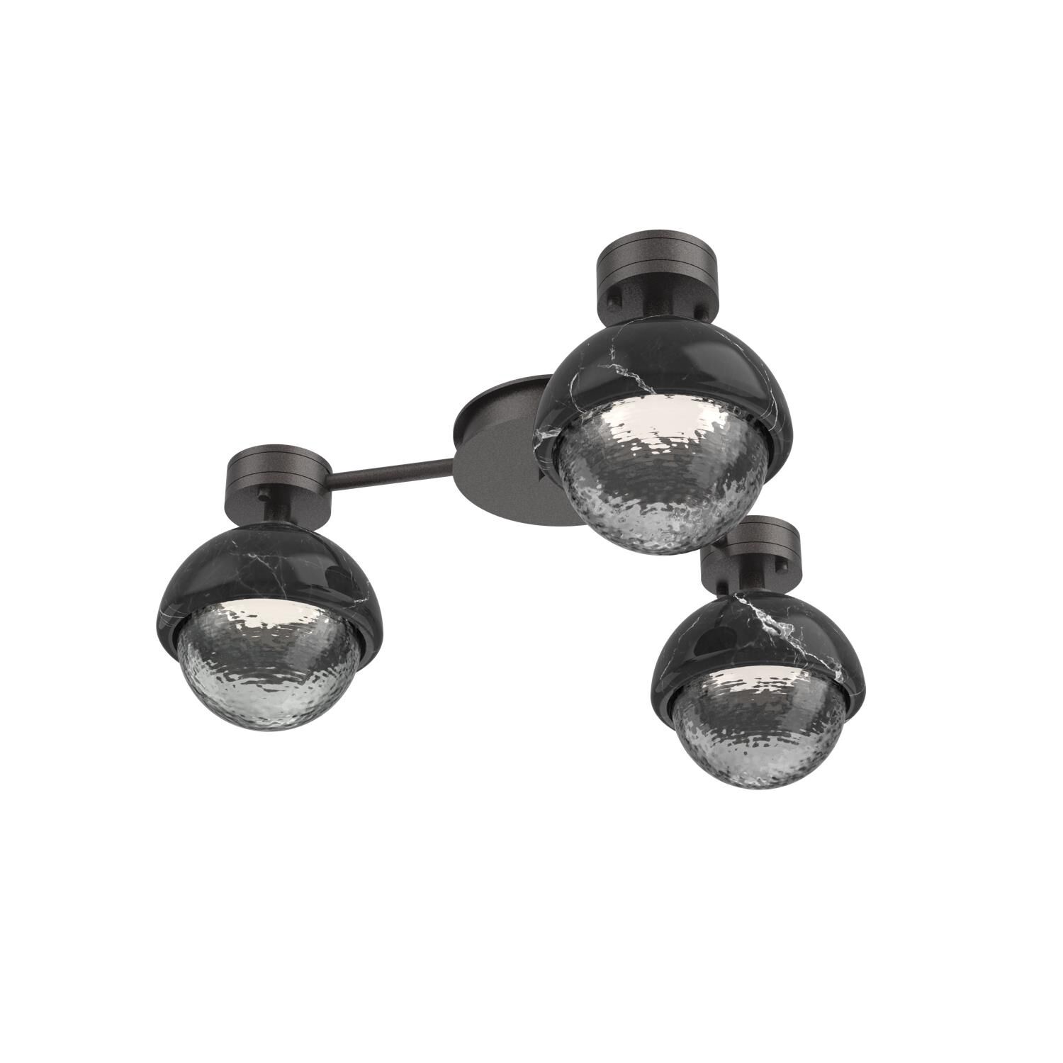 Levi Wilson Cabochon 23 Inch Flush Mount by Hammerton Studio