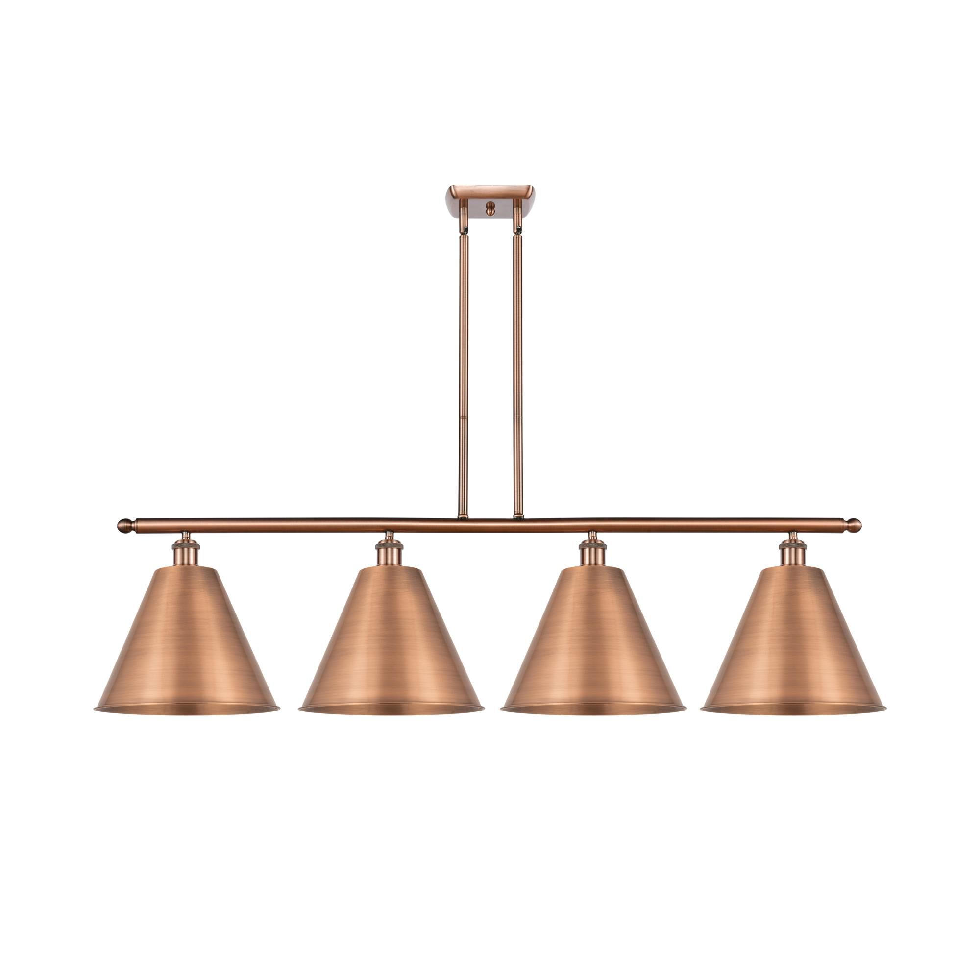 Bruno Marashlian Ballston Cone 50 Inch 4 Light Linear Suspension Light by Innovations Lighting