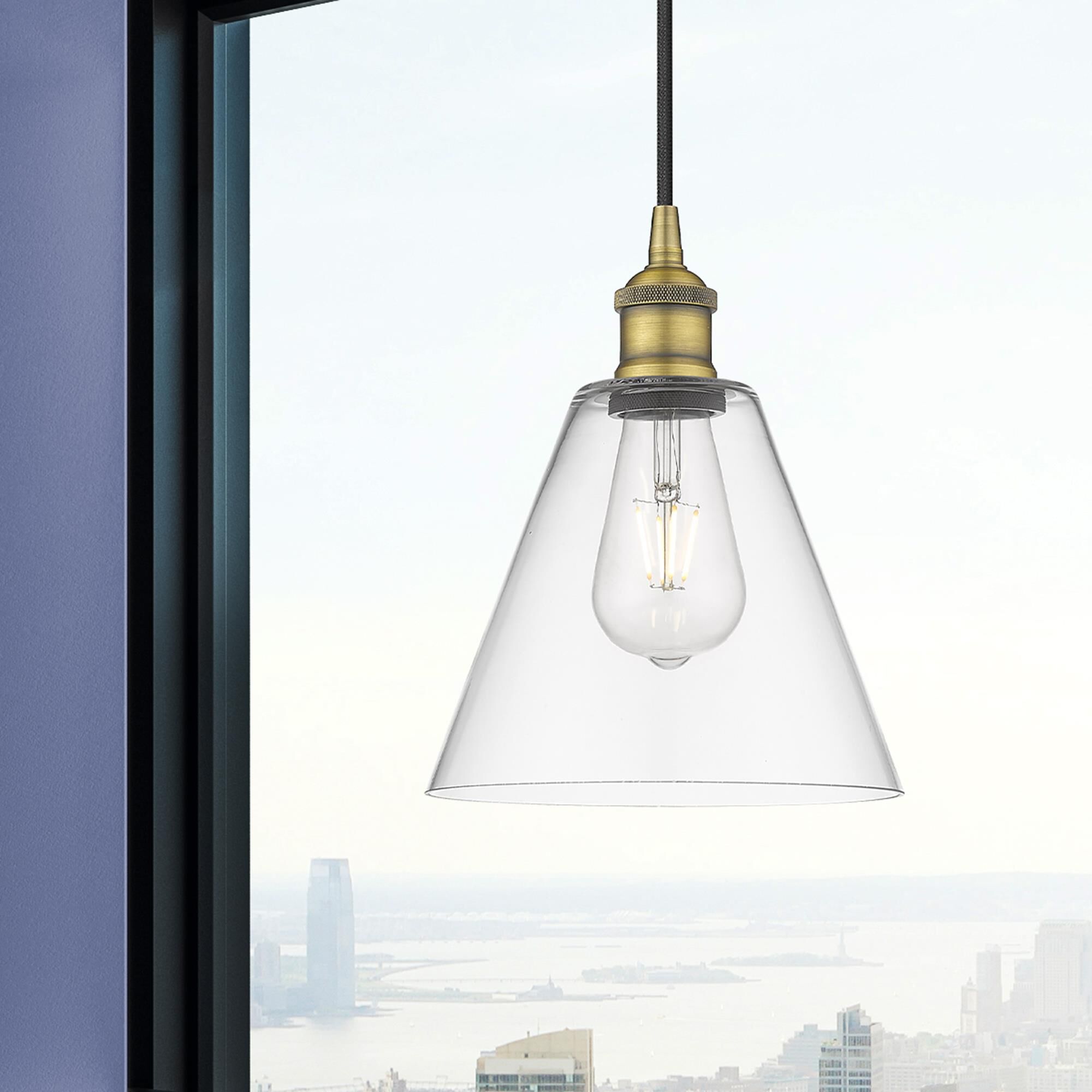 Innovations Lighting Bruno Marashlian Edison Cone 8 Inch Mini Pendant