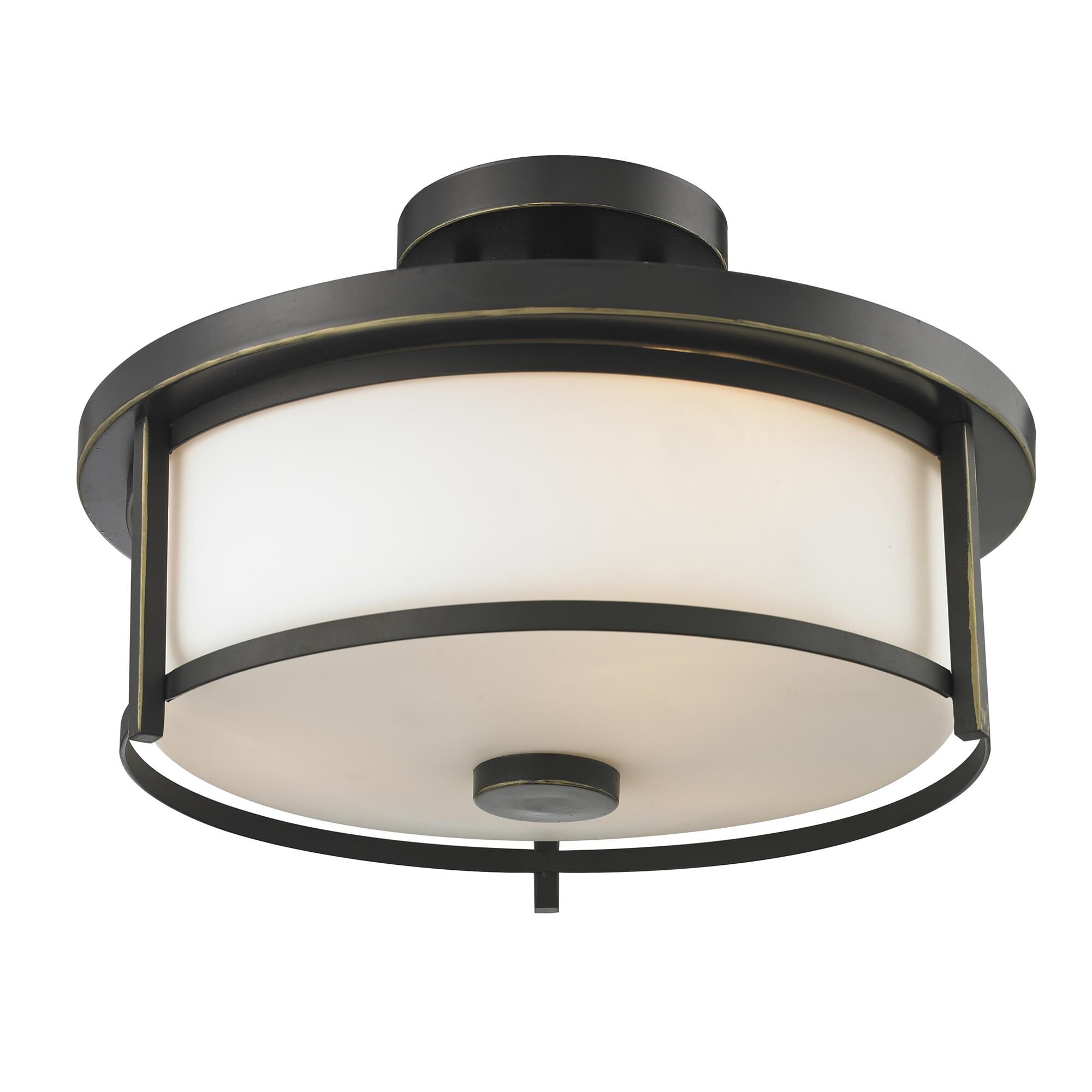 Shown in Olde Bronze finish and Glass shade