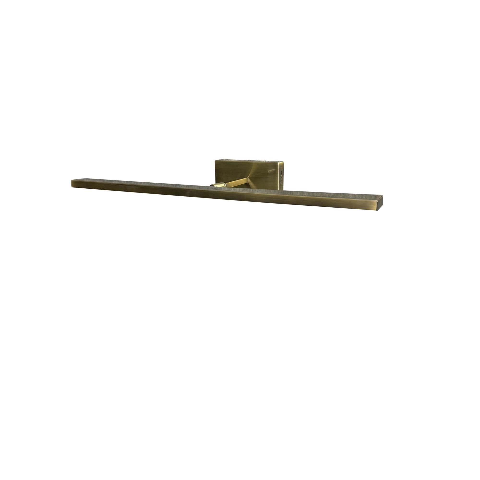 Shown in Antique Brass finish and Metal shade