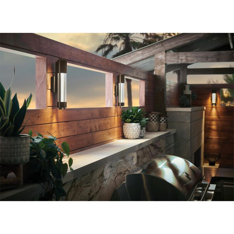Hinkley Lighting Mist 15 Inch Tall Outdoor Wall Light