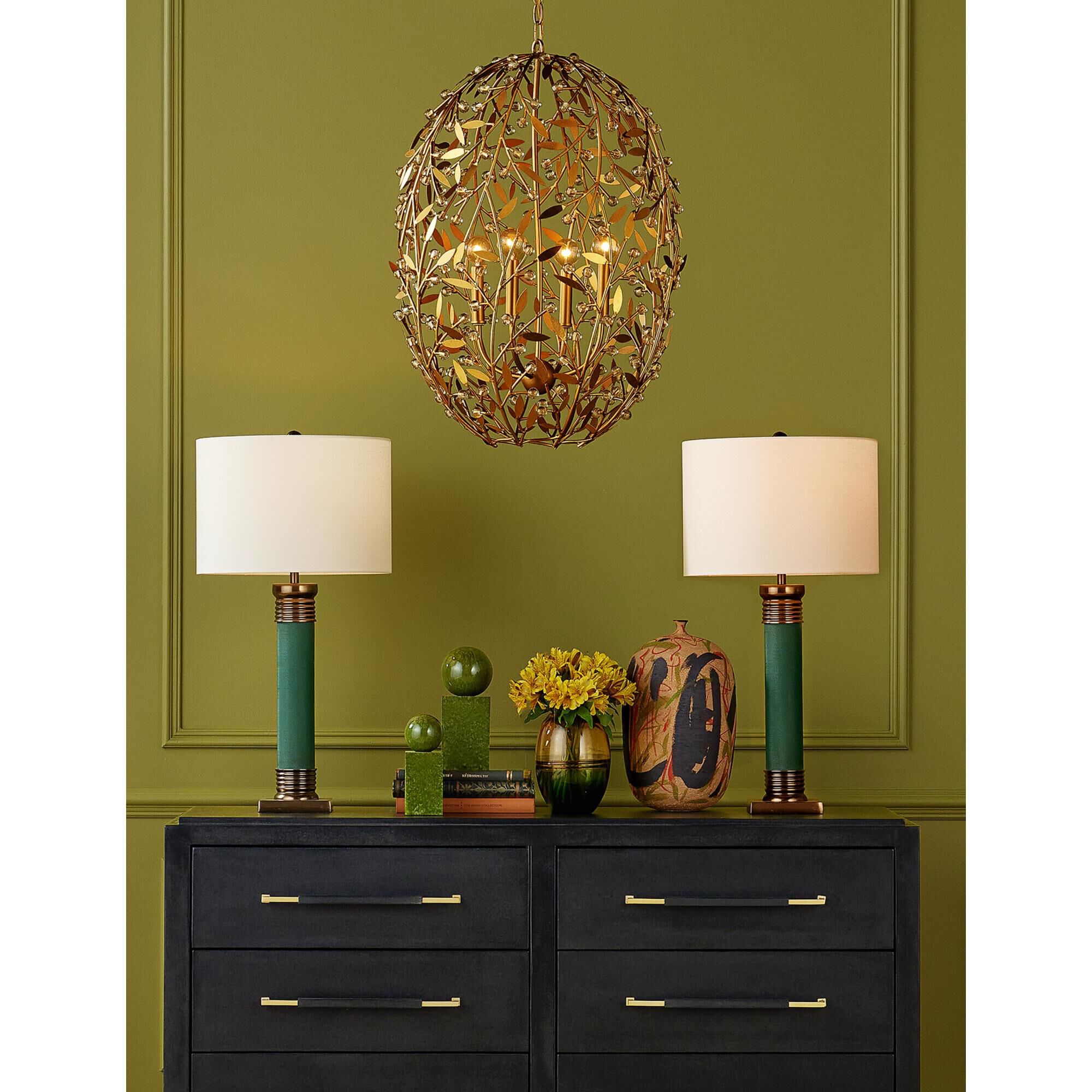 Shown in Aqua Blue, Amber and Green finish