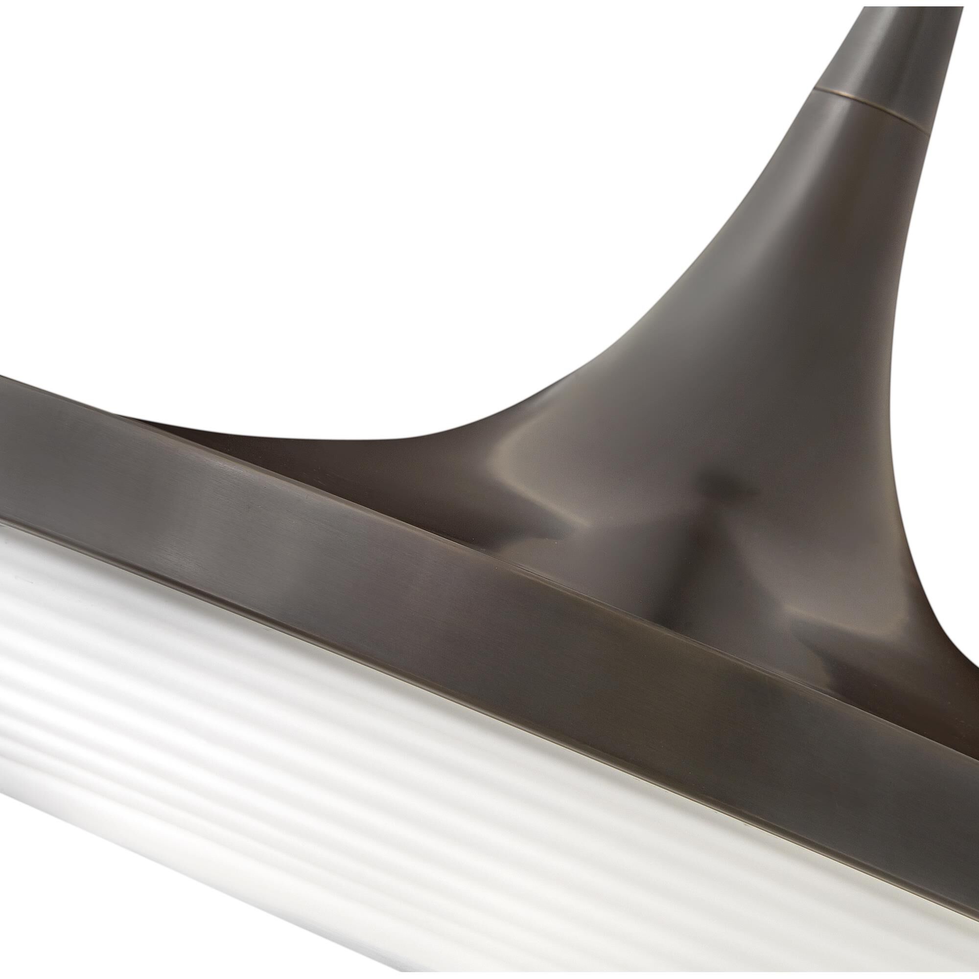 Shown in Black Oxide finish and Cased Opal glass