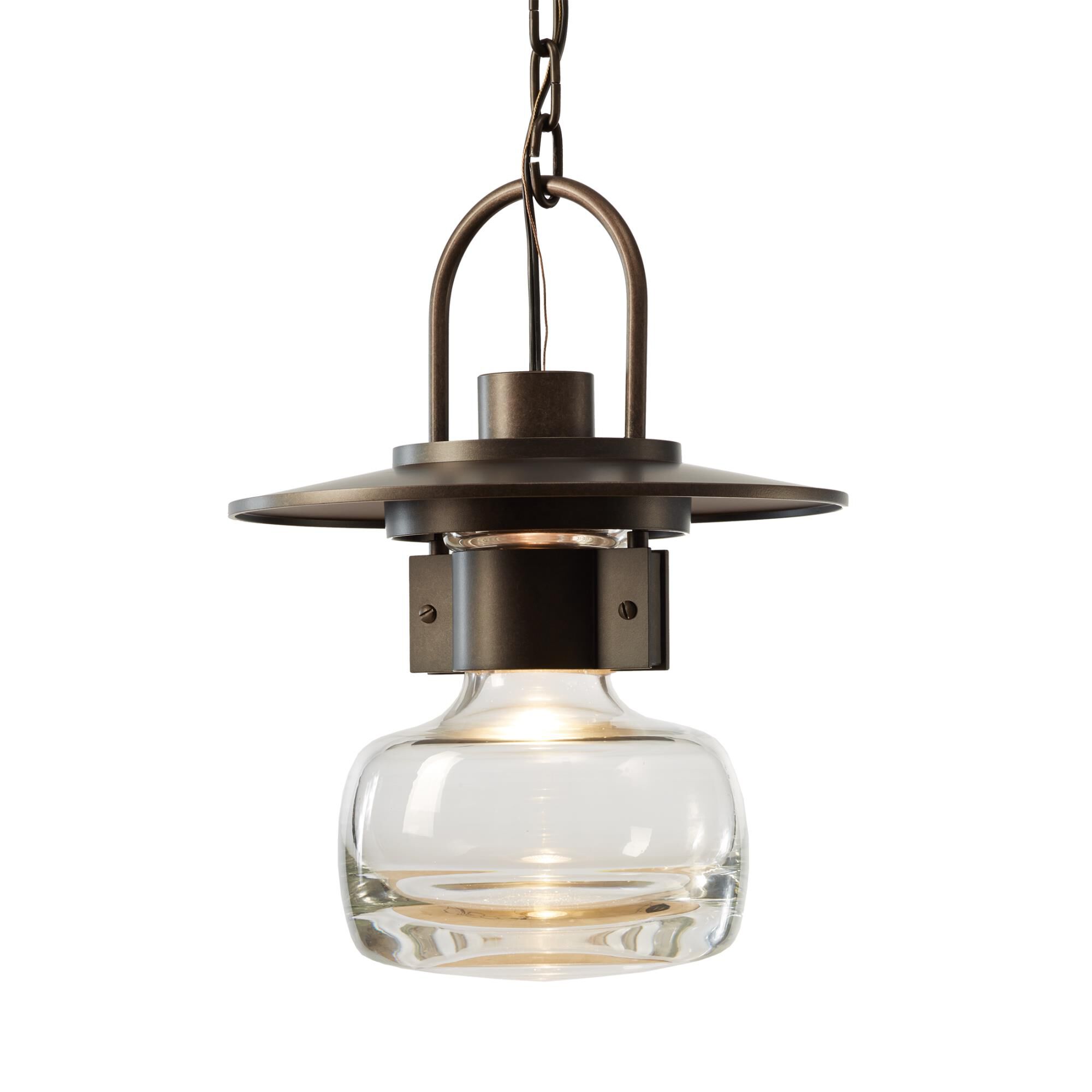 Hubbardton Forge Mason 14 Inch Tall Outdoor Hanging Lantern
