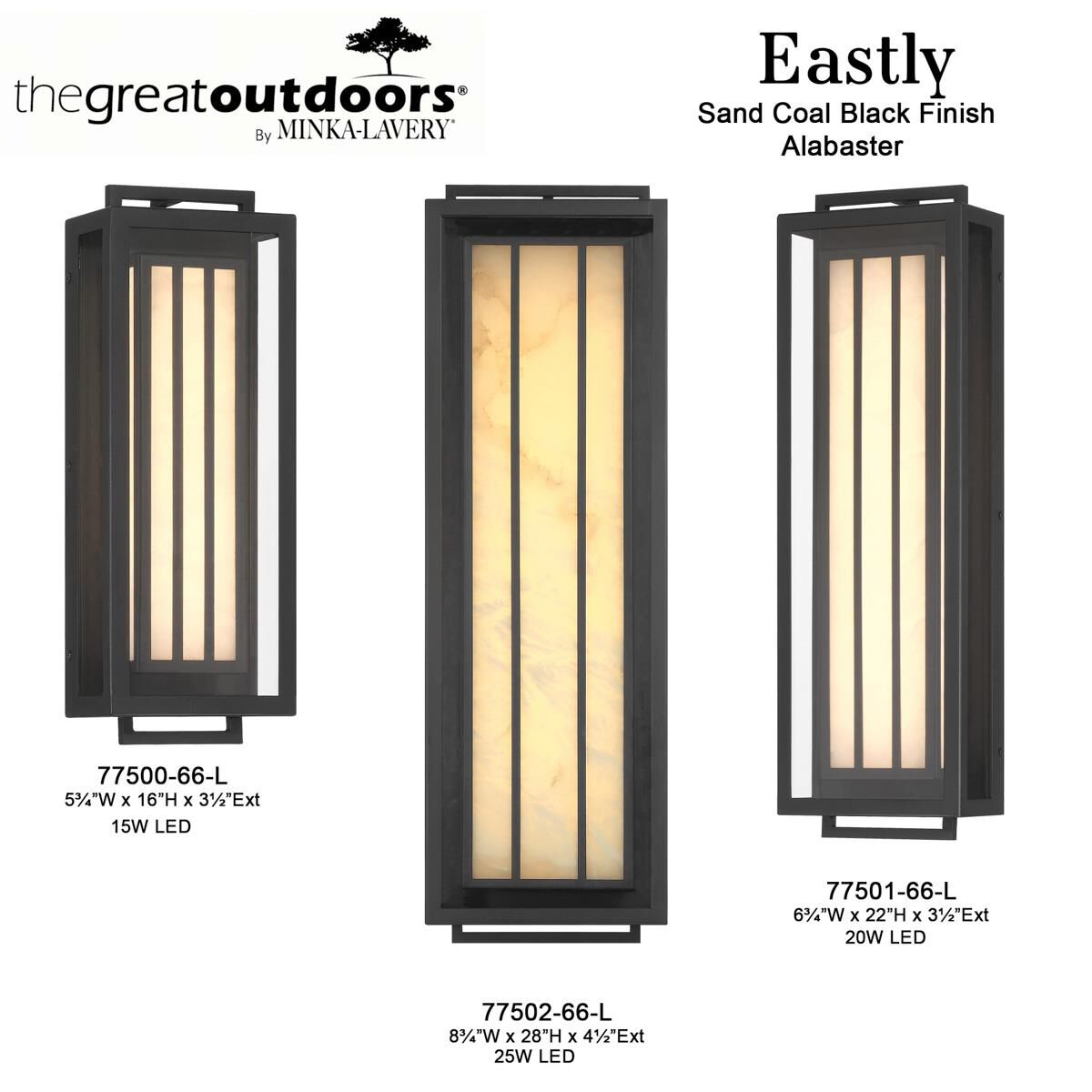 Eastly 22 Inch Outdoor Wall Light by Minka Lavery