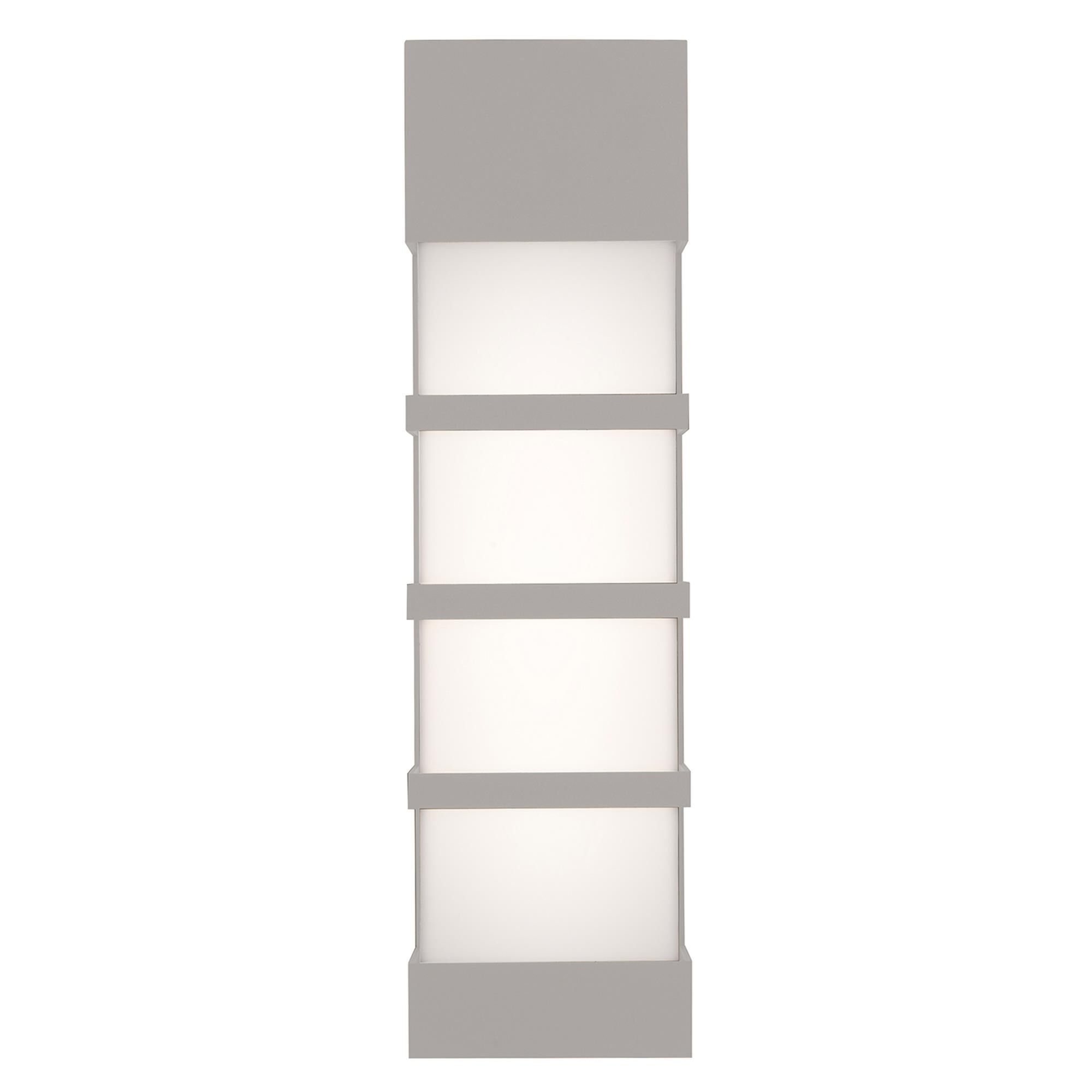 Shown in Textured Grey finish and White Acrylic glass