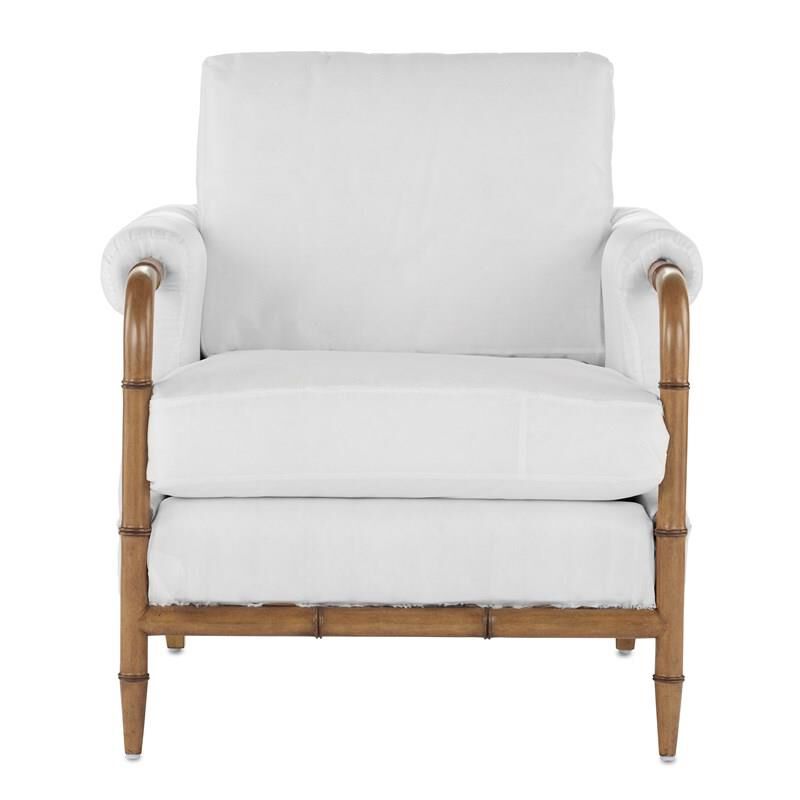 Merle Muslin Side Chair by Currey and Company