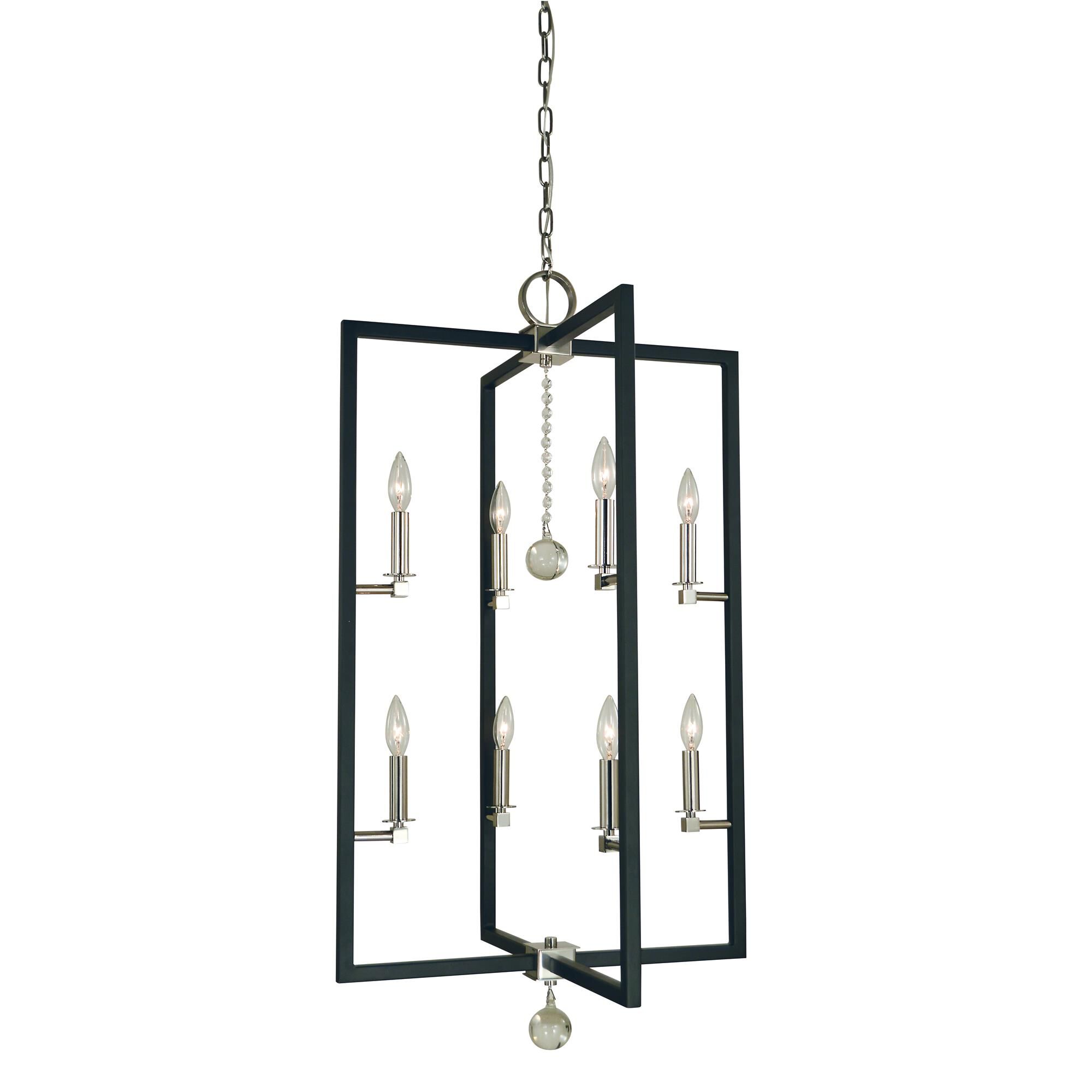 Shown in Polished Nickel-Matte Black finish