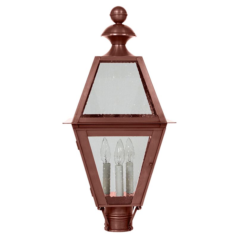 Boston 26 Inch 3 Light Outdoor Post Lamp by Northeast Lantern