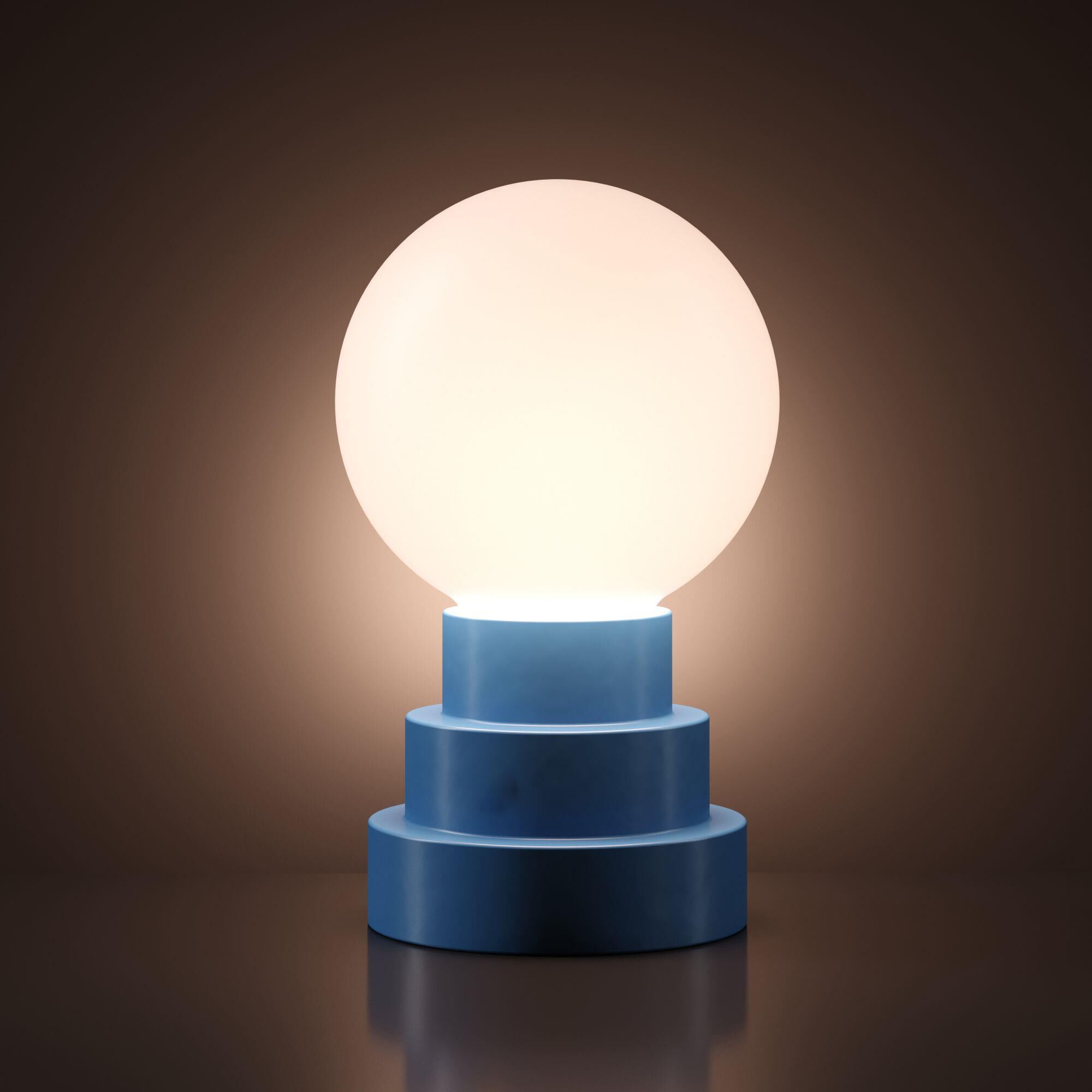 Kibun Globe 14 Inch Table Lamp by Bulbrite