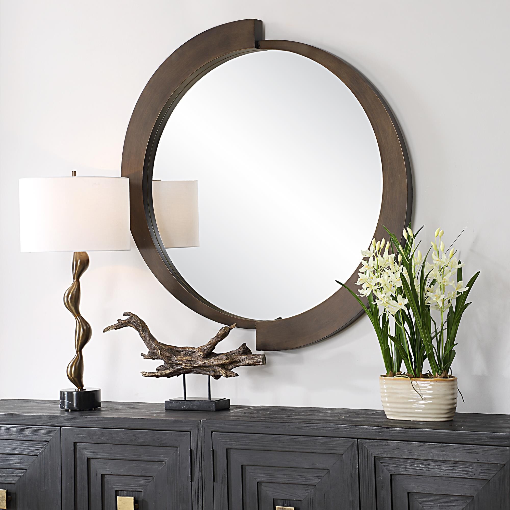 Grace Feyock Reverse 45 Inch Wall Mirror by Uttermost