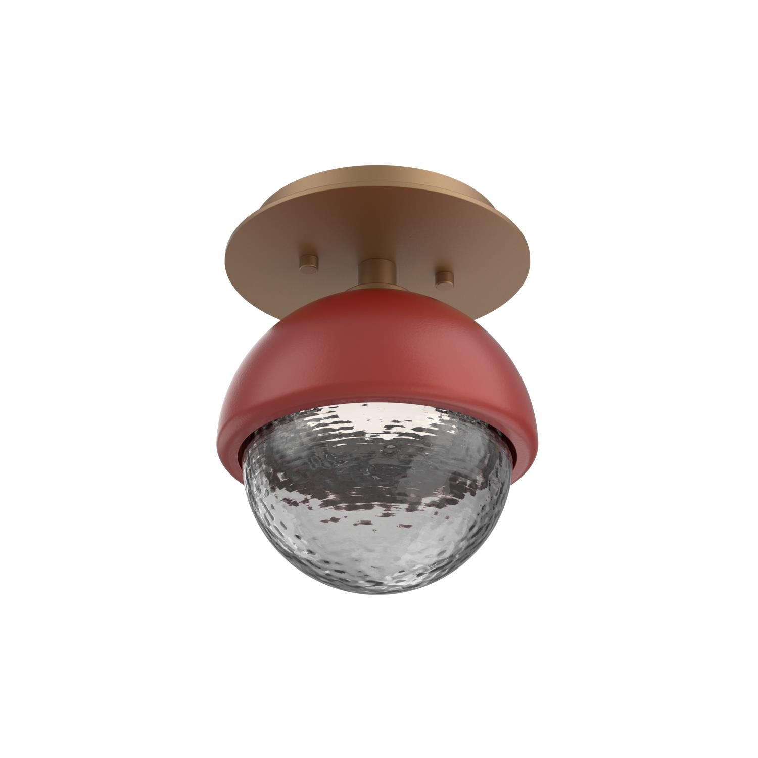 Levi Wilson Cabochon 6 Inch Flush Mount by Hammerton Studio