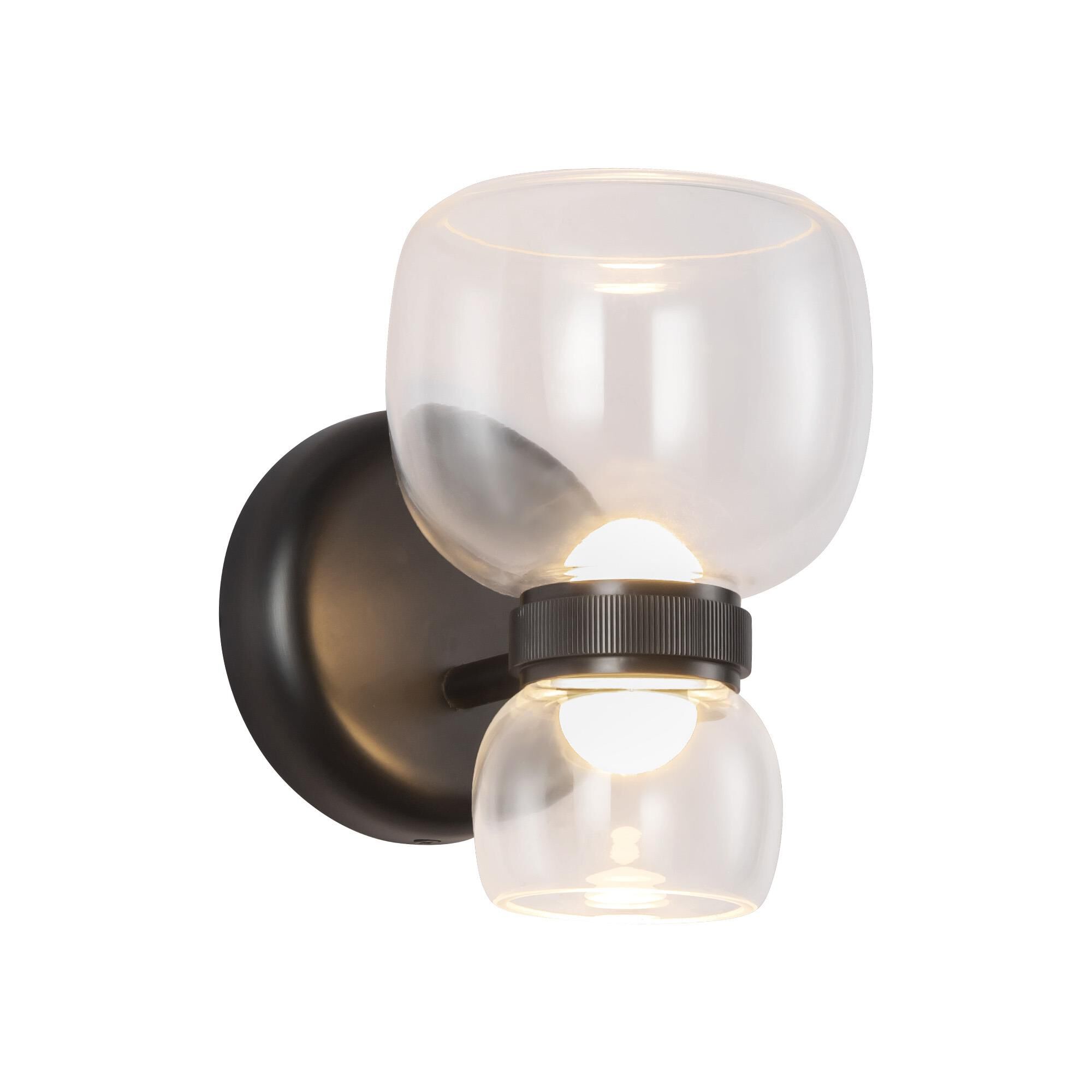 Shown in Urban Bronze finish and Clear glass