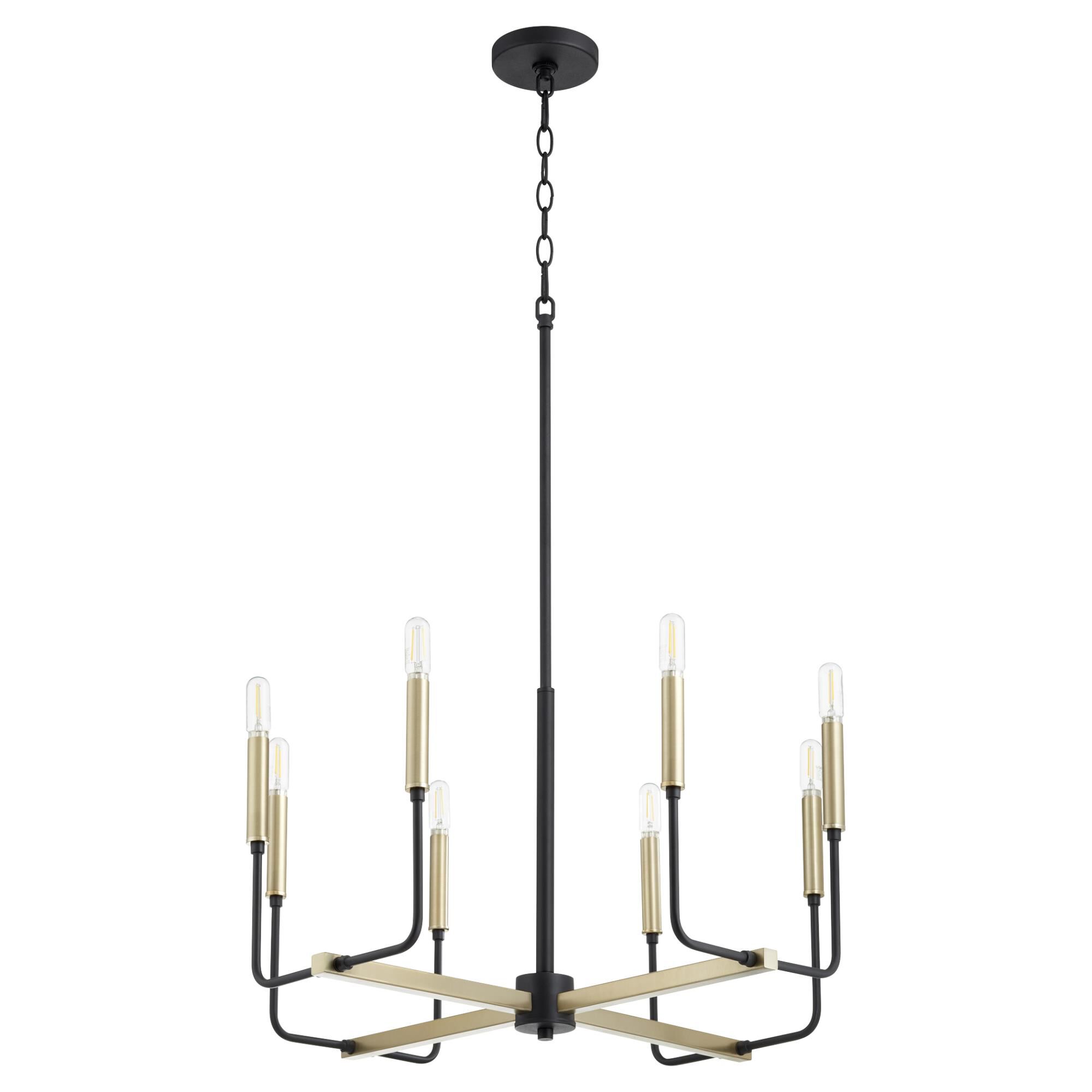 Shown in Noir W/ Aged Brass finish