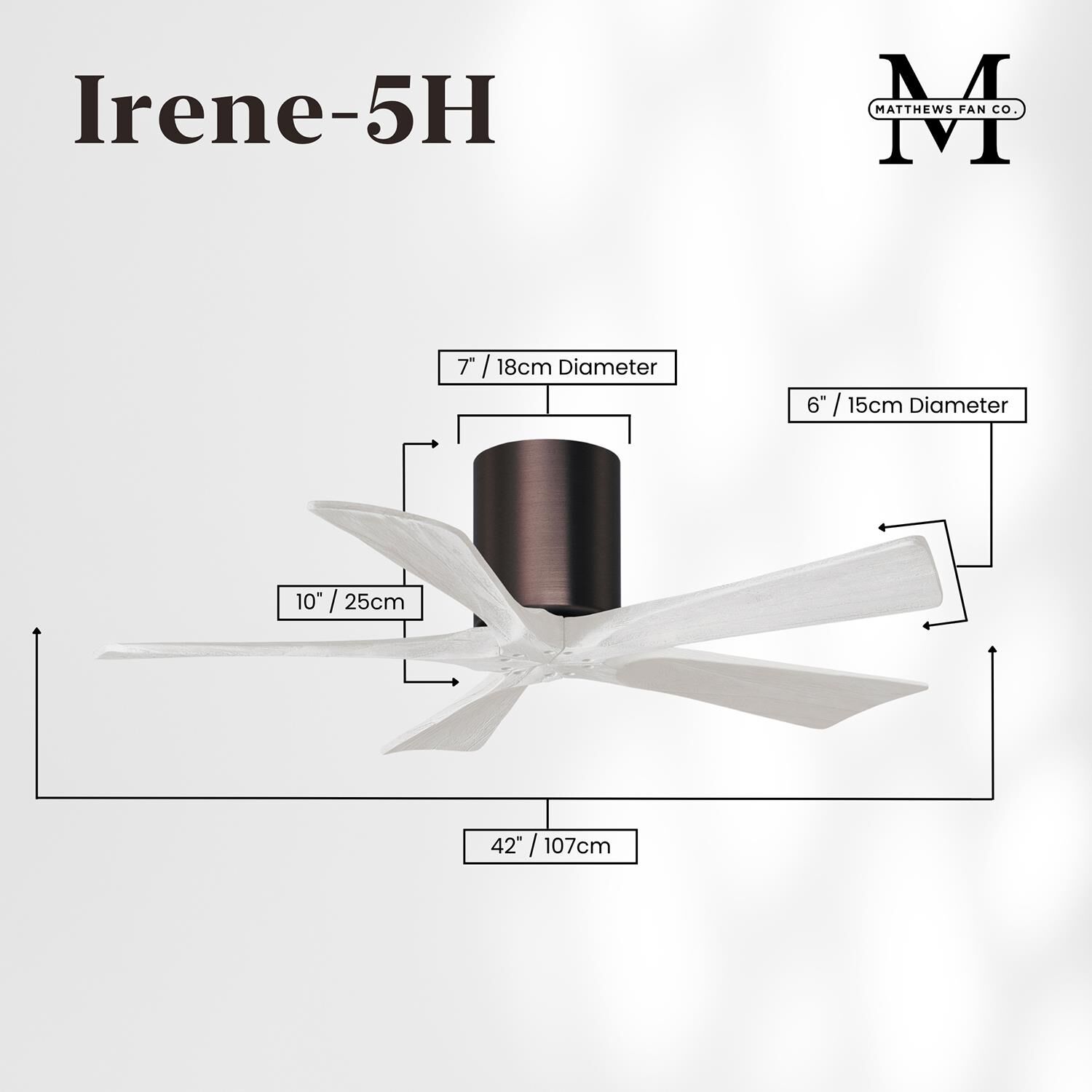 Shown in Brushed Bronze finish