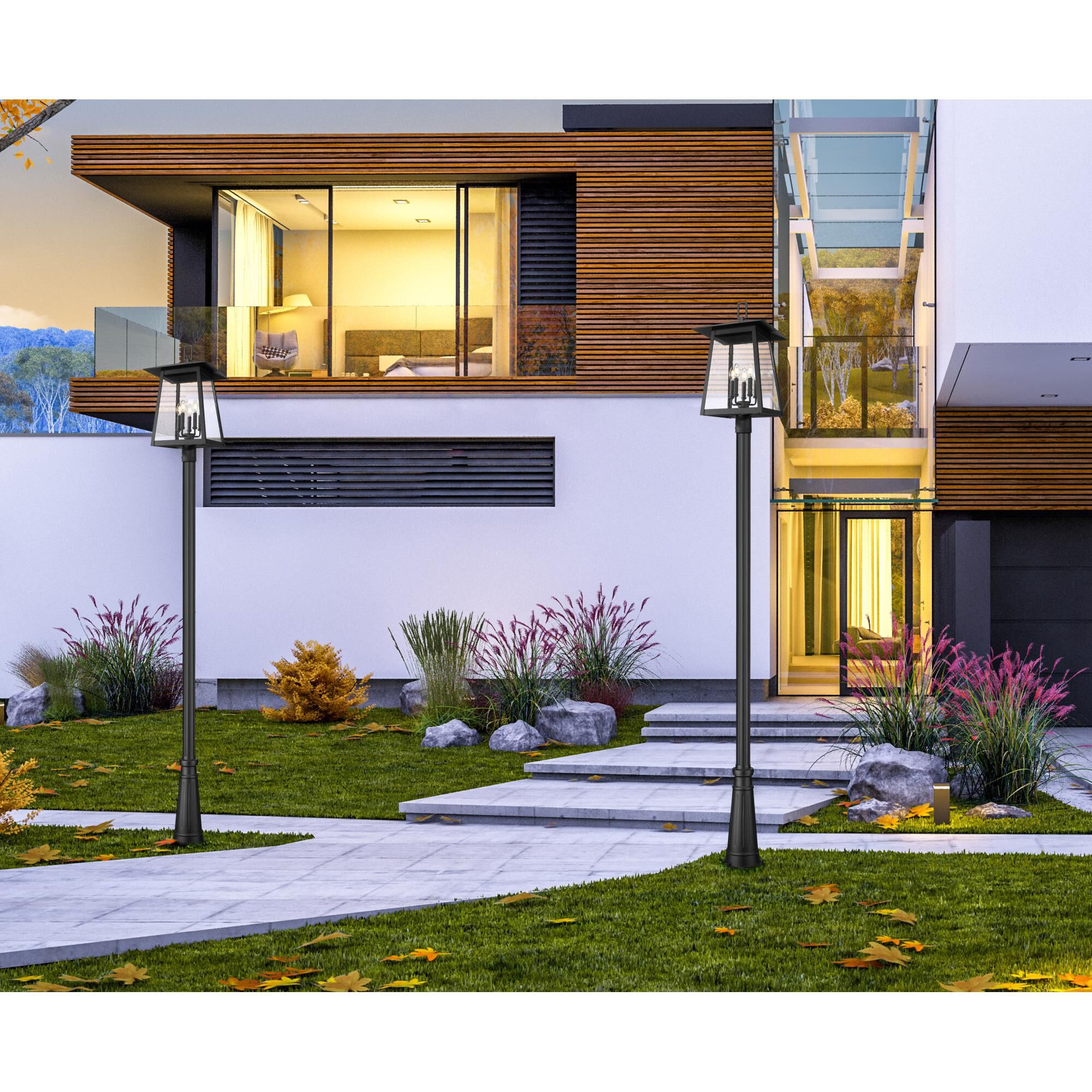 Rainer 122 Inch Outdoor Post Lamp by Z Lite