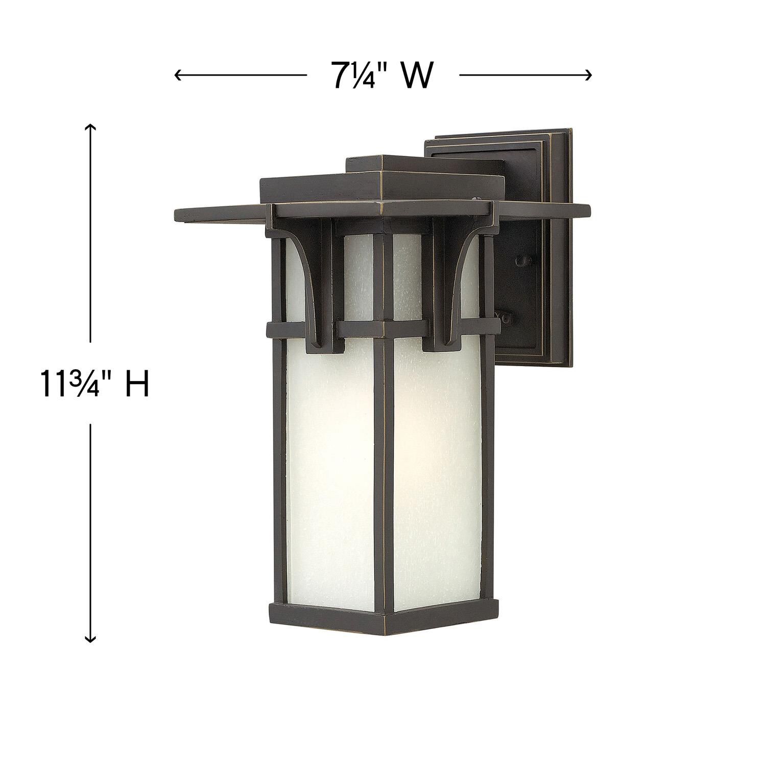 Hinkley Lighting Manhattan 11 Inch Tall Outdoor Wall Light