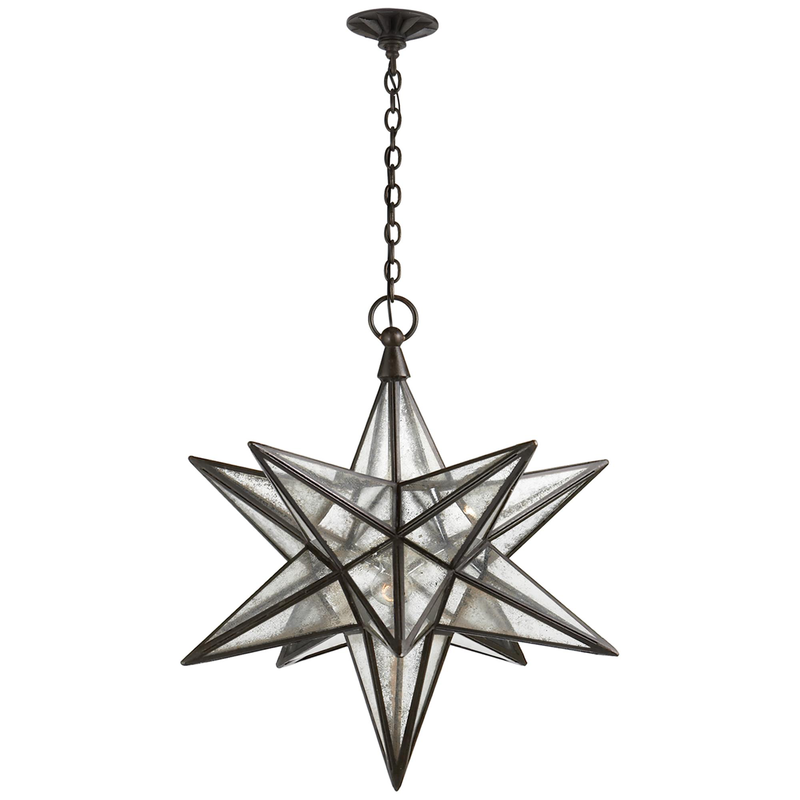 Visual Comfort Signature Collection Chapman & Myers Moravian Star 30 Inch Large Pendant