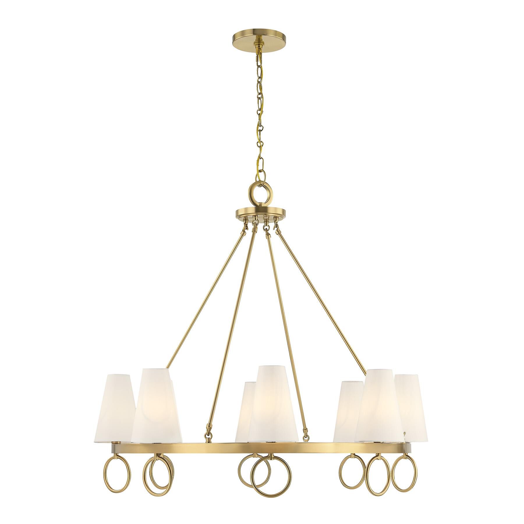 Dann Foley Wilkes 36 Inch Chandelier by Savoy House
