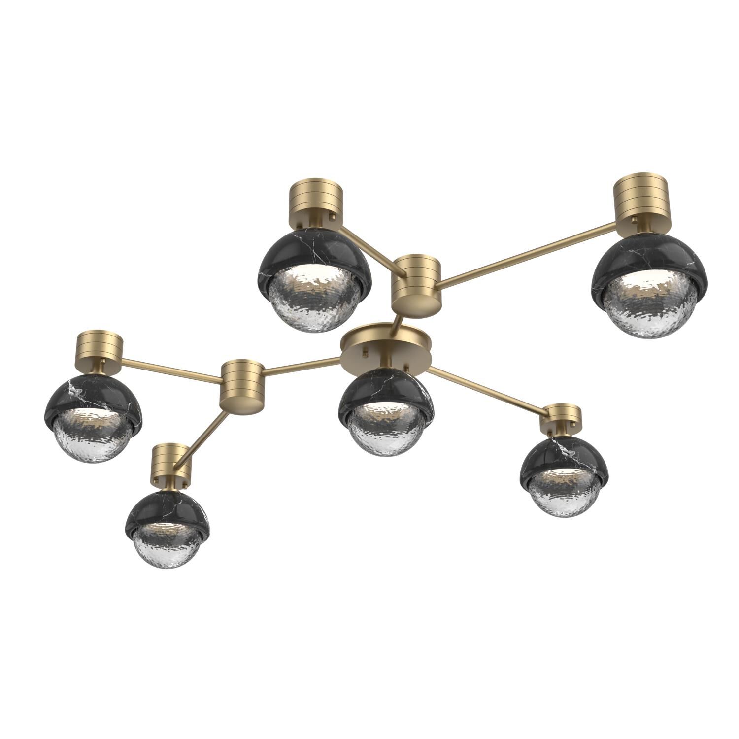 Levi Wilson Cabochon 41 Inch Flush Mount by Hammerton Studio