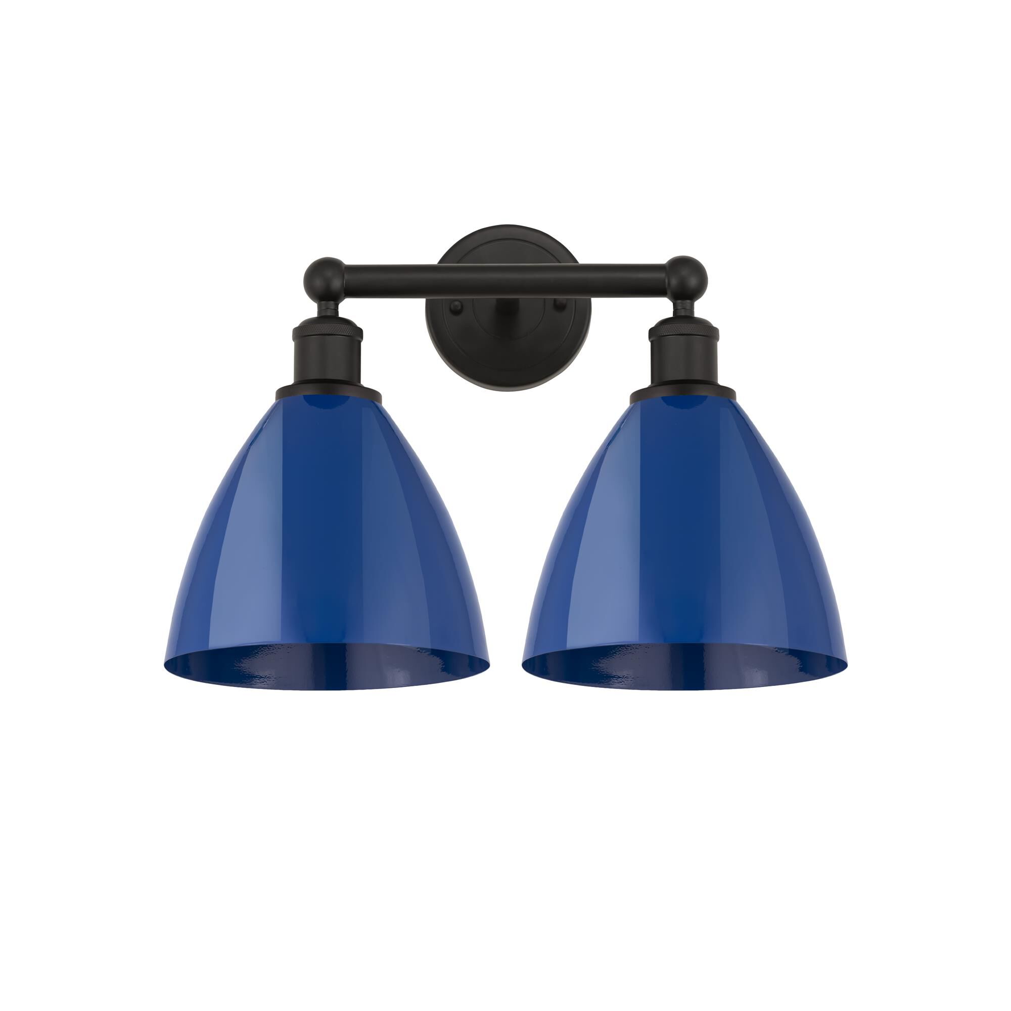 Shown in Oil Rubbed Bronze, Blue finish and Blue Metal shade