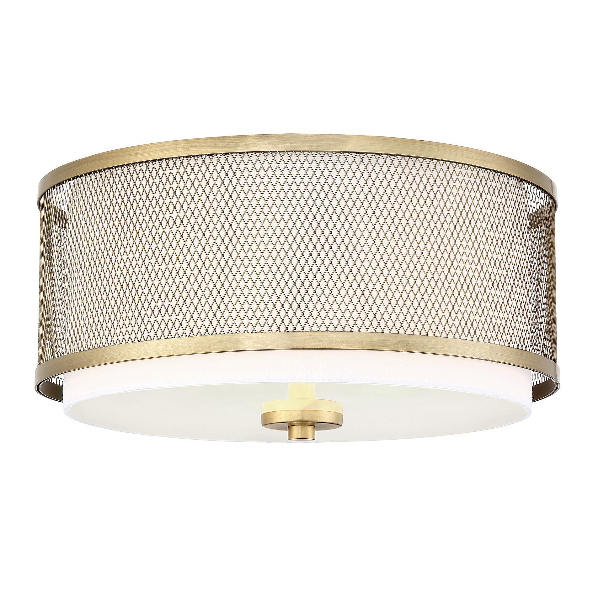 14 Inch 3 Light LED Flush Mount by Meridian Lighting