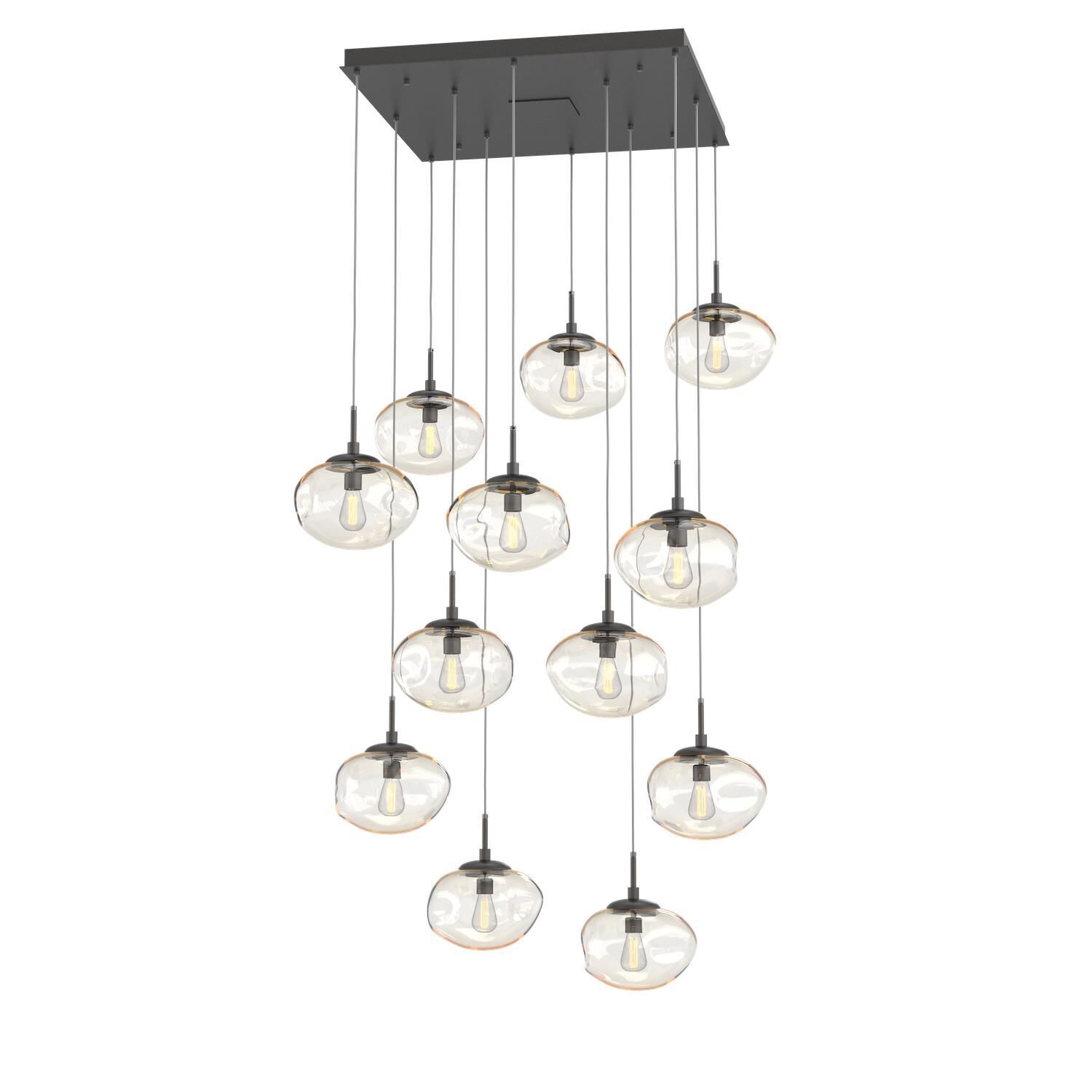 Levi Wilson Nebula 38 Inch 12 Light Multi Light Pendant by Hammerton Studio