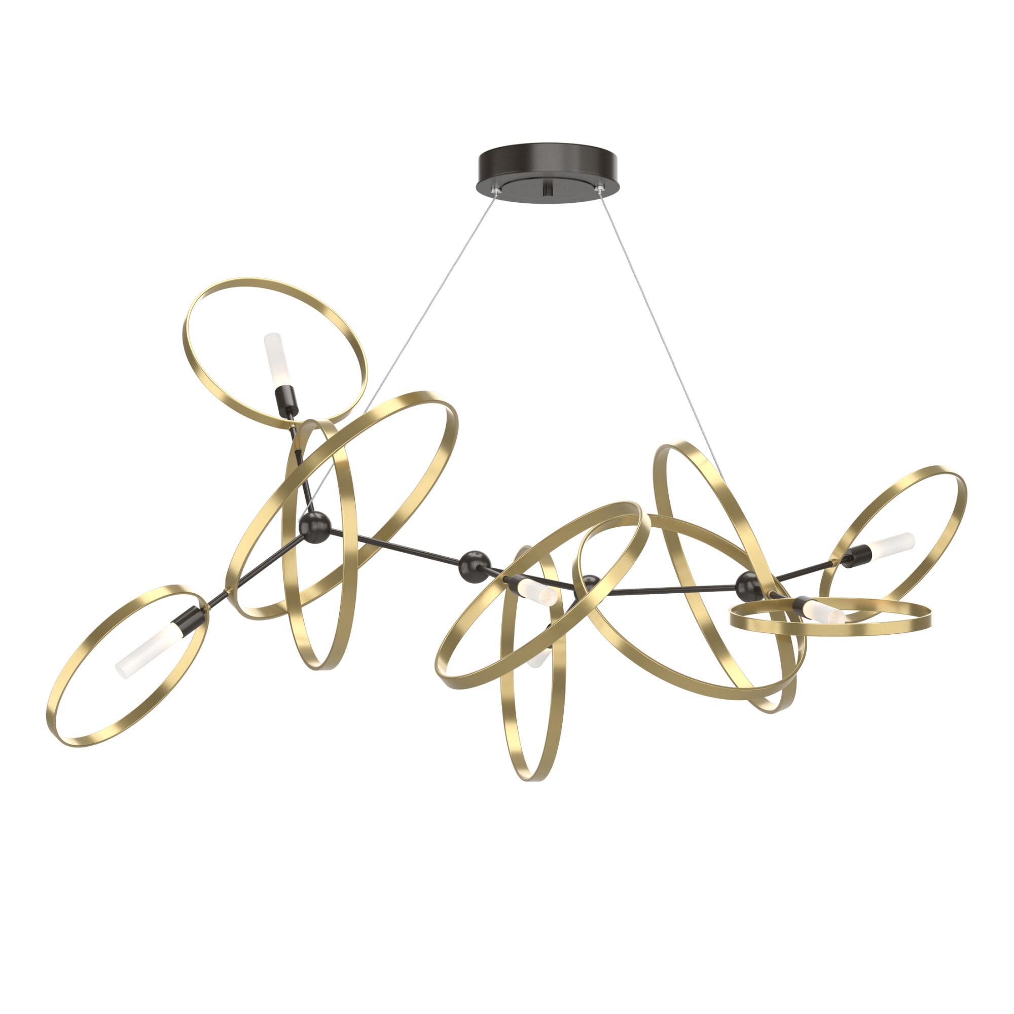 Shown in Oil Rubbed Bronze finish and Modern Brass (86) accent