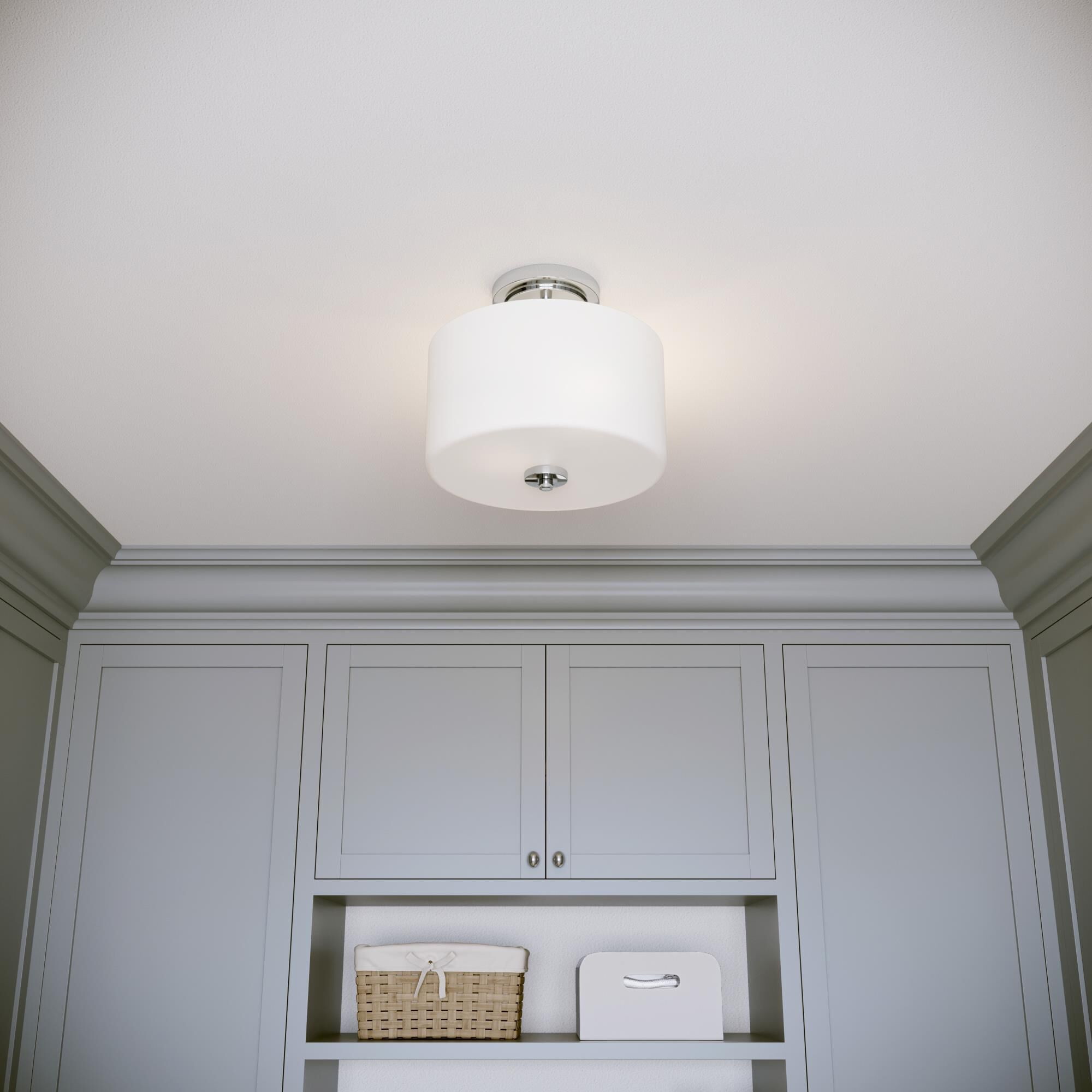 Verlana 11 Inch Semi Flush Mount by Millenium Lighting