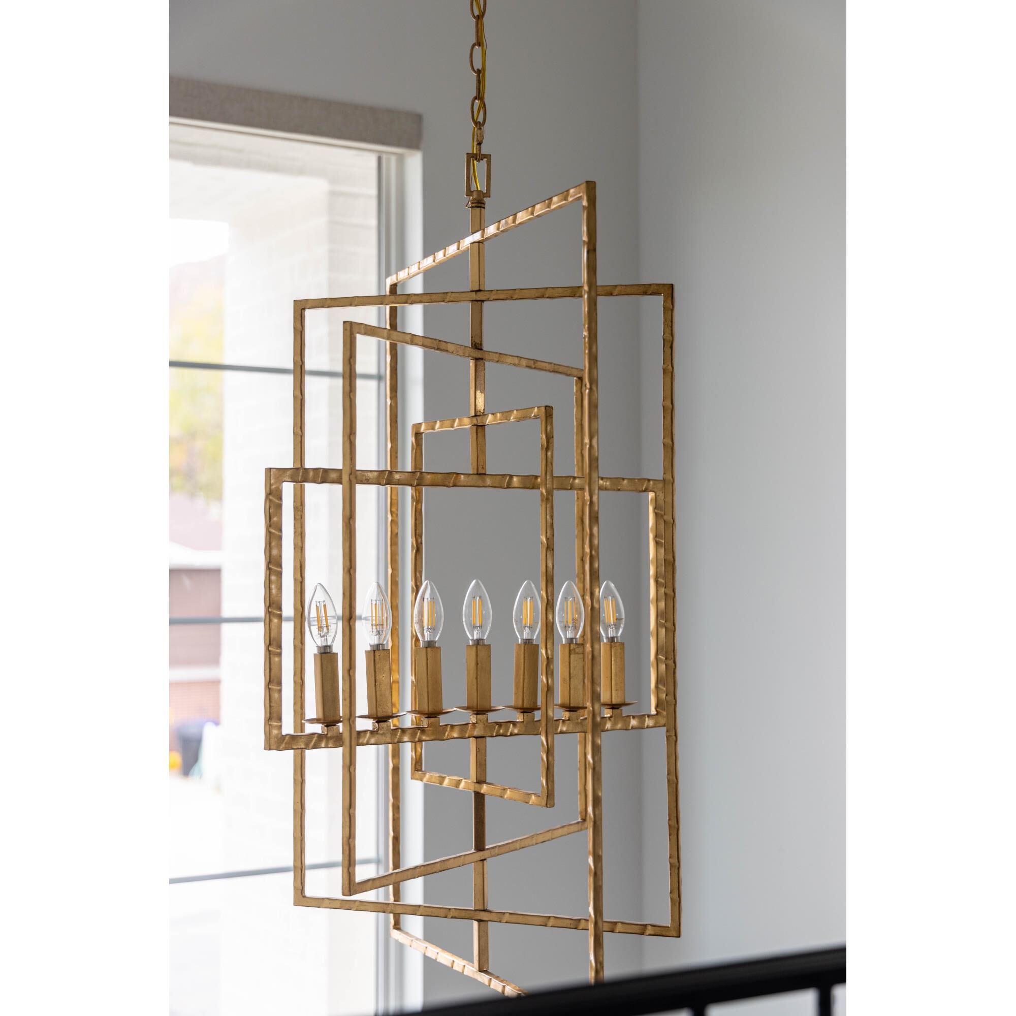 Capri 24 Inch 7 Light Chandelier by Crystorama