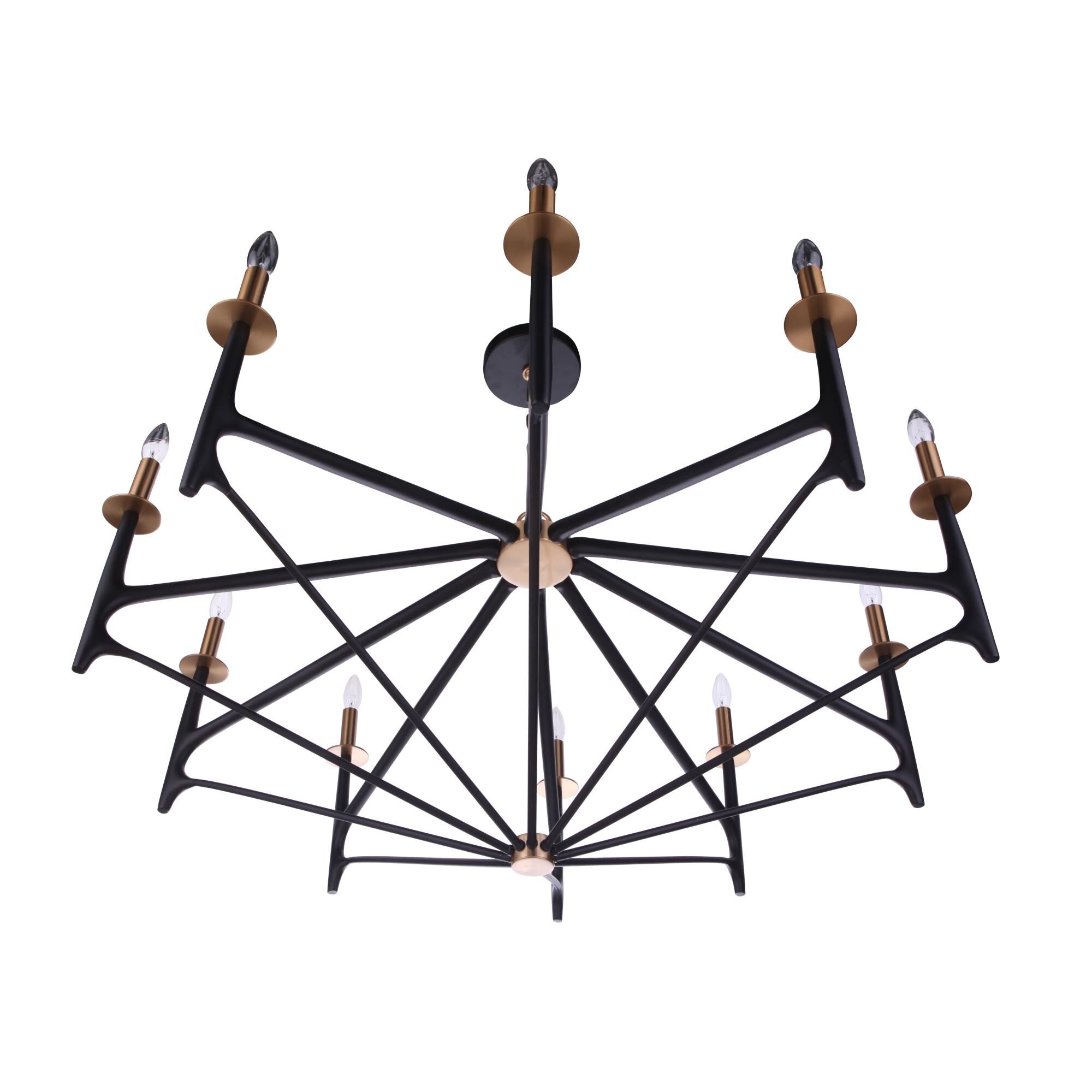 Shown in Flat Black/Painted Nickel finish