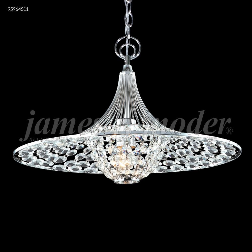 Shown in Silver finish and Spectra By Swarovski - Clear crystal 