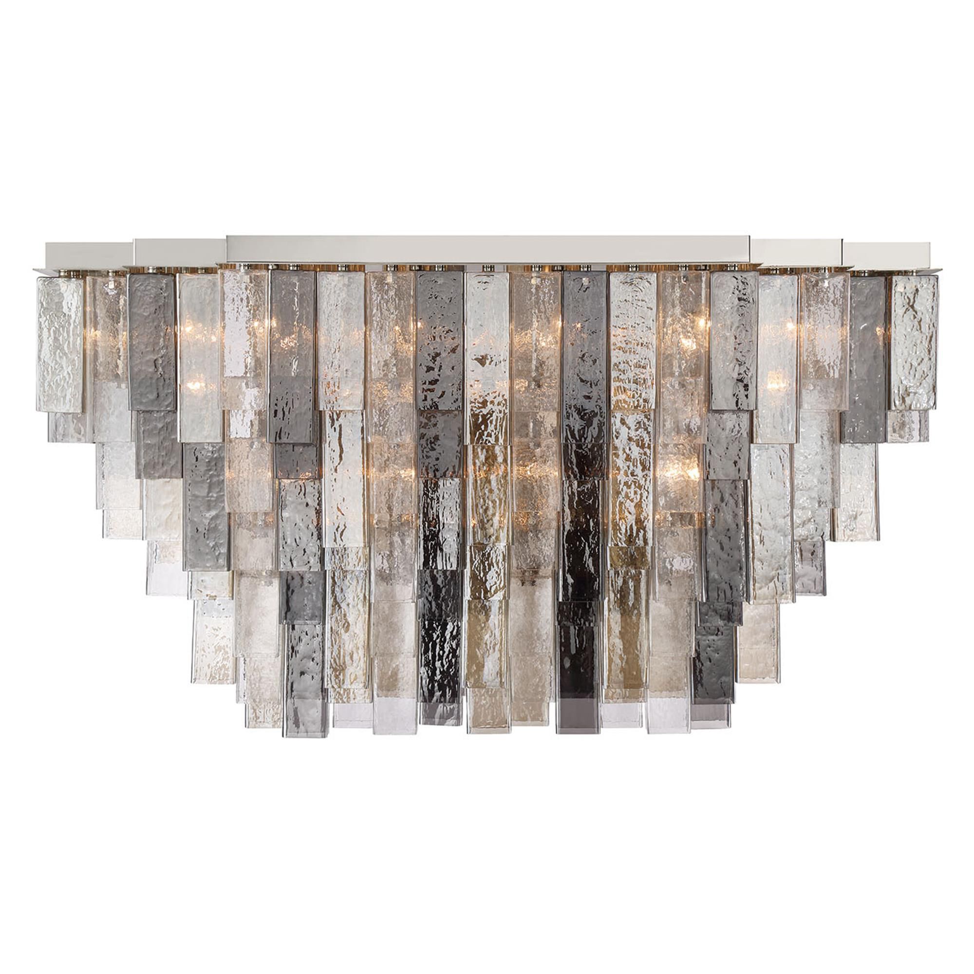 Shown in Chrome finish and Mixed glass