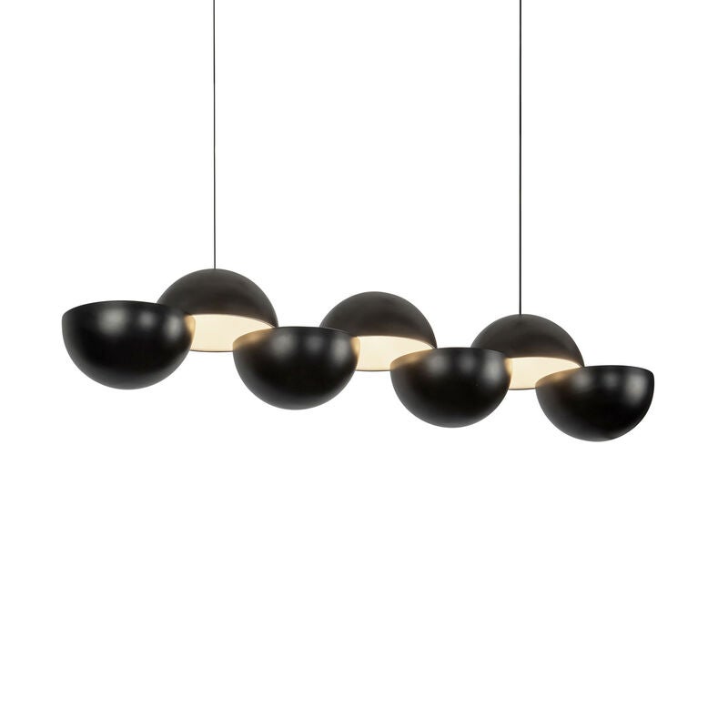 Void Medium Linear Chandelier by Kuzco