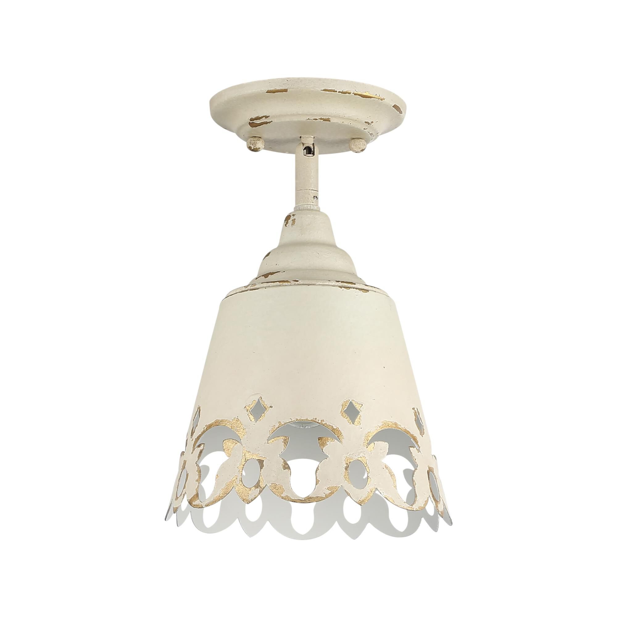 Piper 8 Inch Semi Flush Mount by Golden Lighting