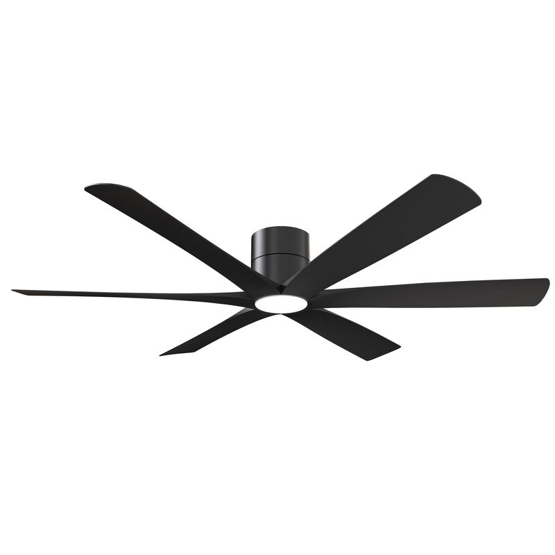 Brisano 65 Inch Flush Mount Fan with Light Kit by Minka Aire