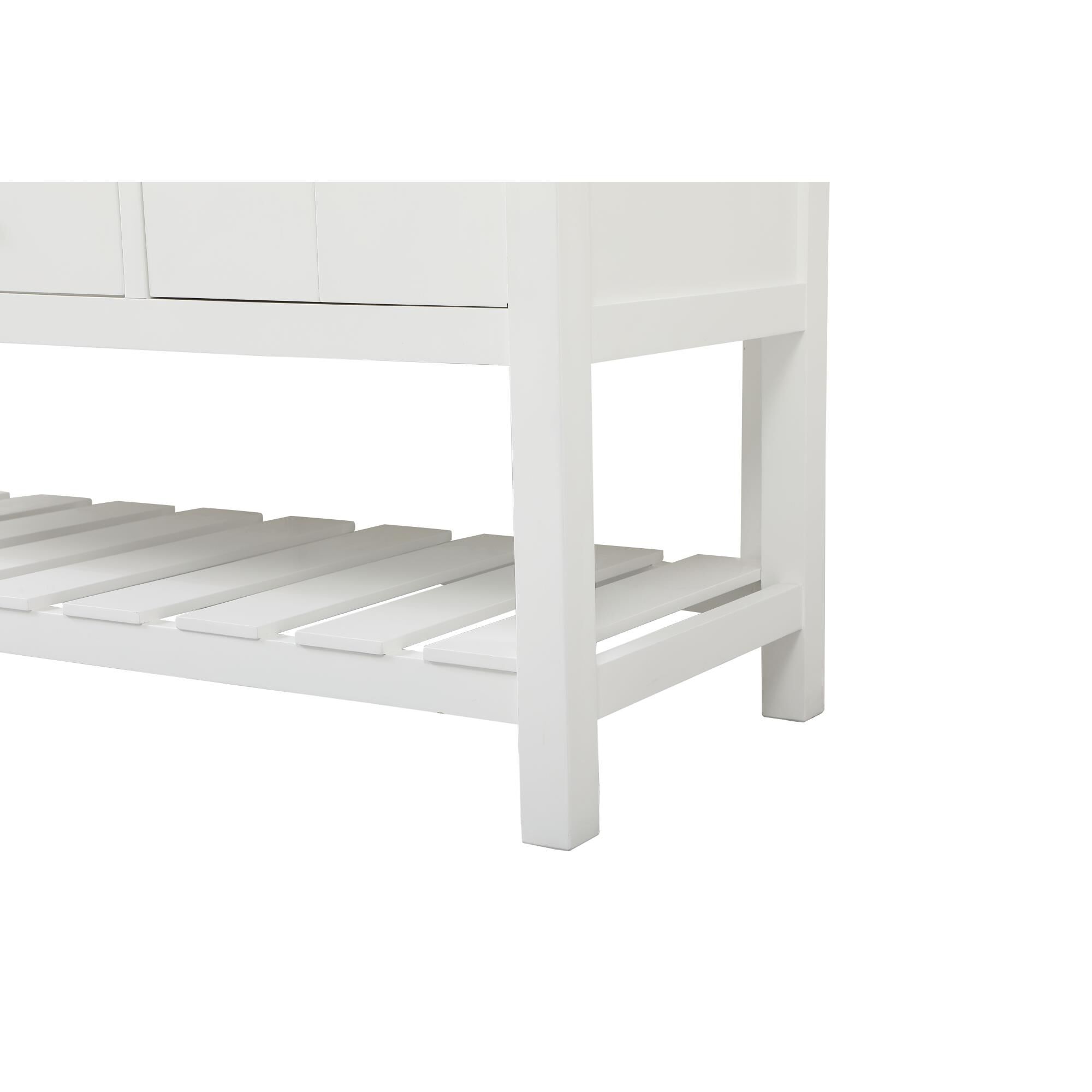 Shown in White finish