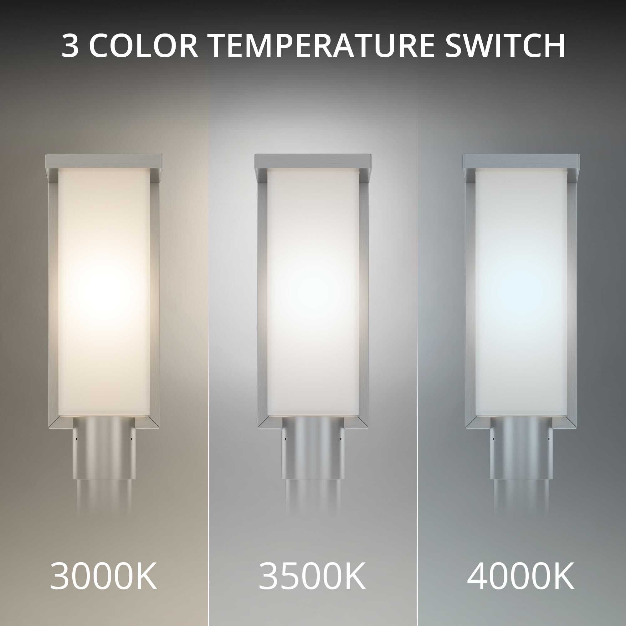 Shown in Brushed Aluminum finish